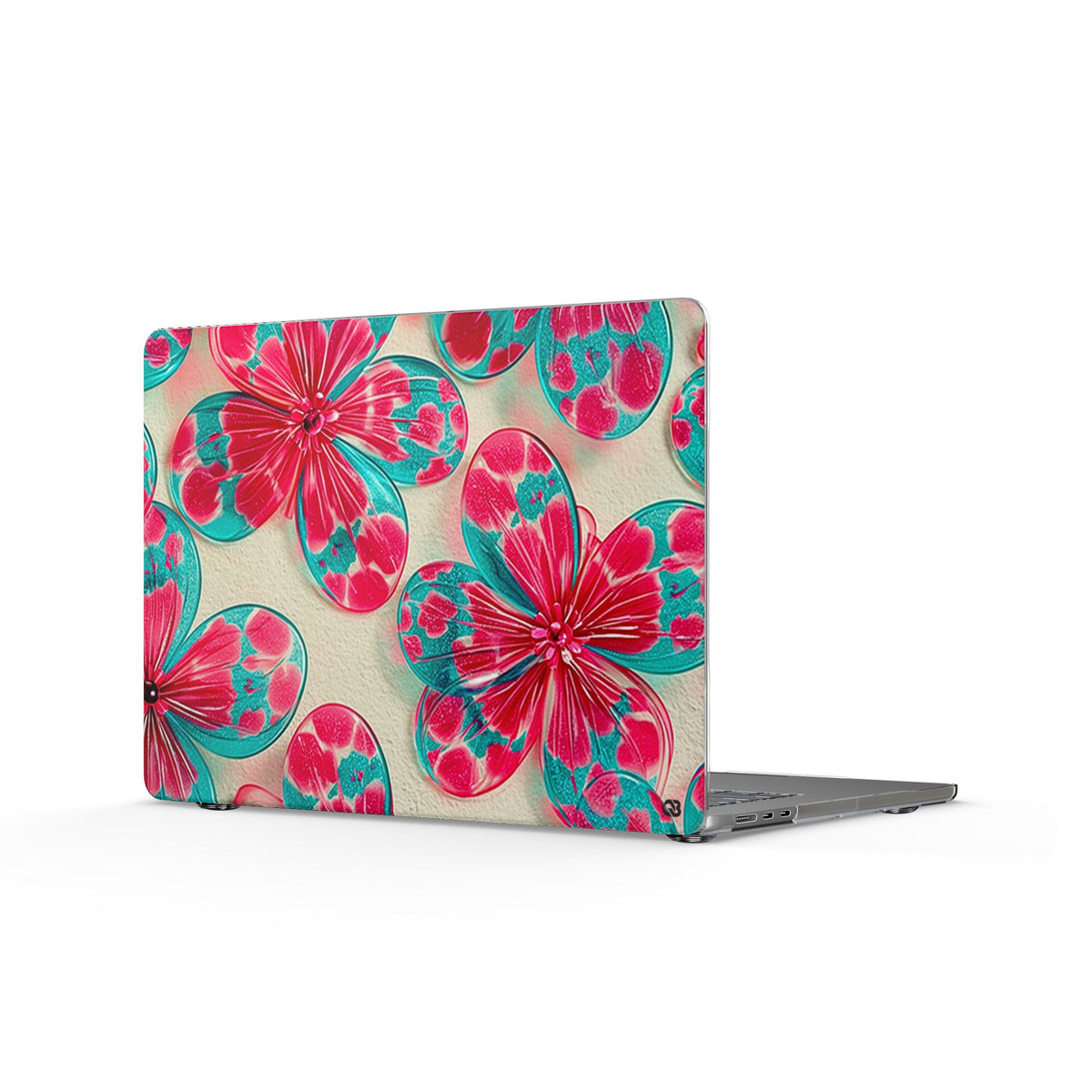 Lucite Jelly Bloom · Clear Hard Case for MacBook · Pink