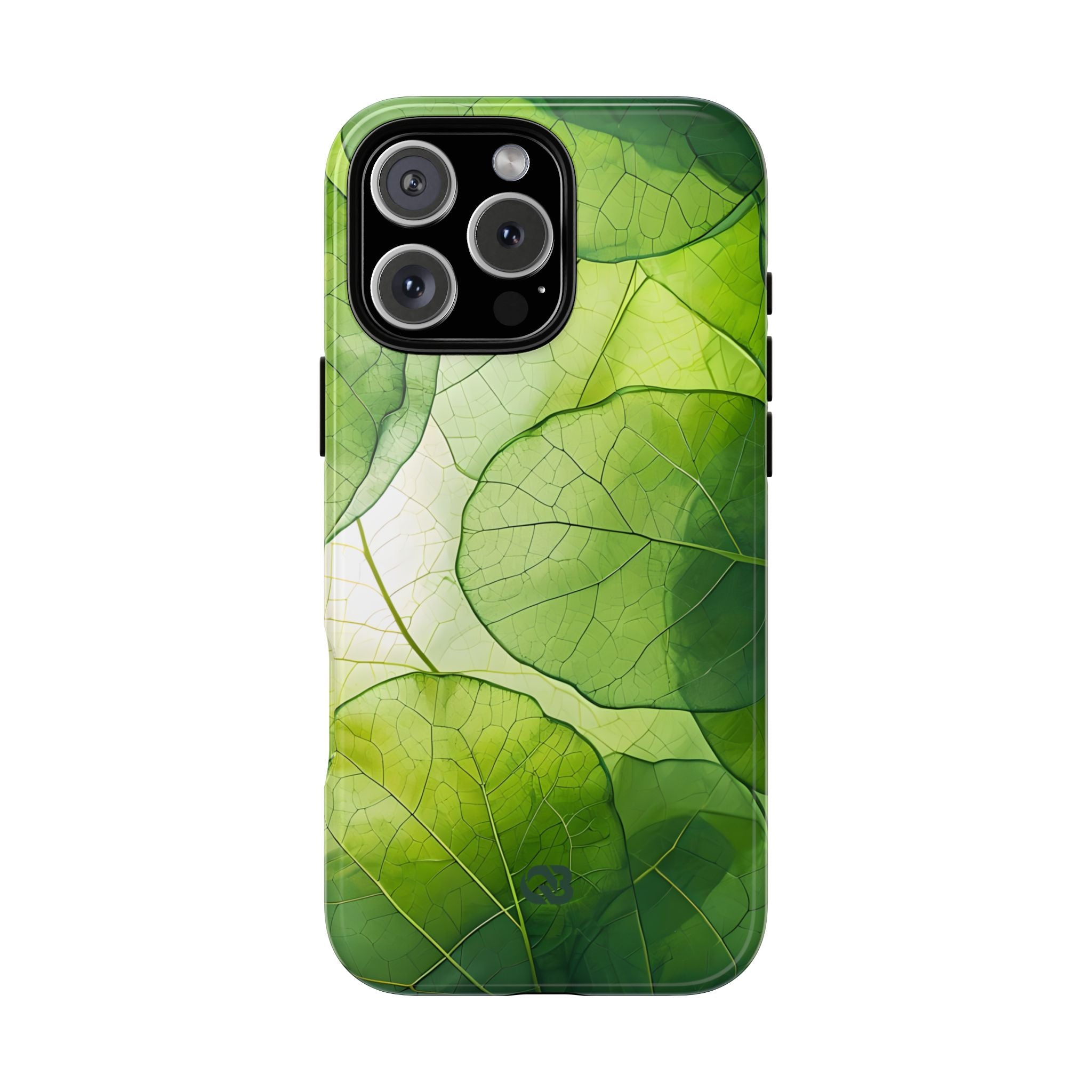 Emerald Leaf Veins · Tough Phone Case for iPhone
