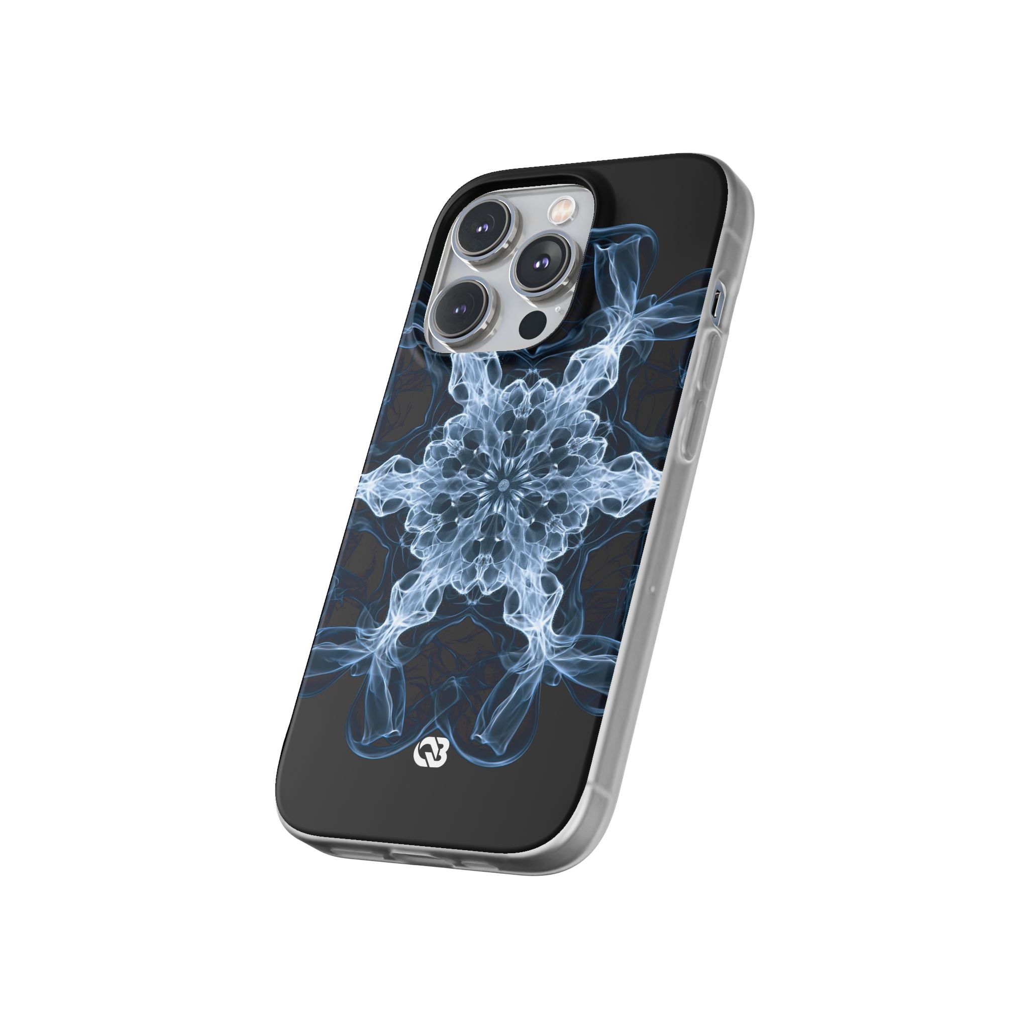 Blue Lite Phone Case for iPhone - Glacial Smoke Crown