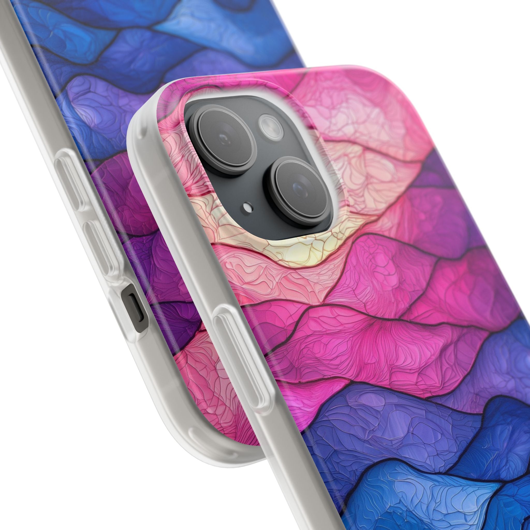 Electric Ridge Flow · Soft Phone Case for iPhone