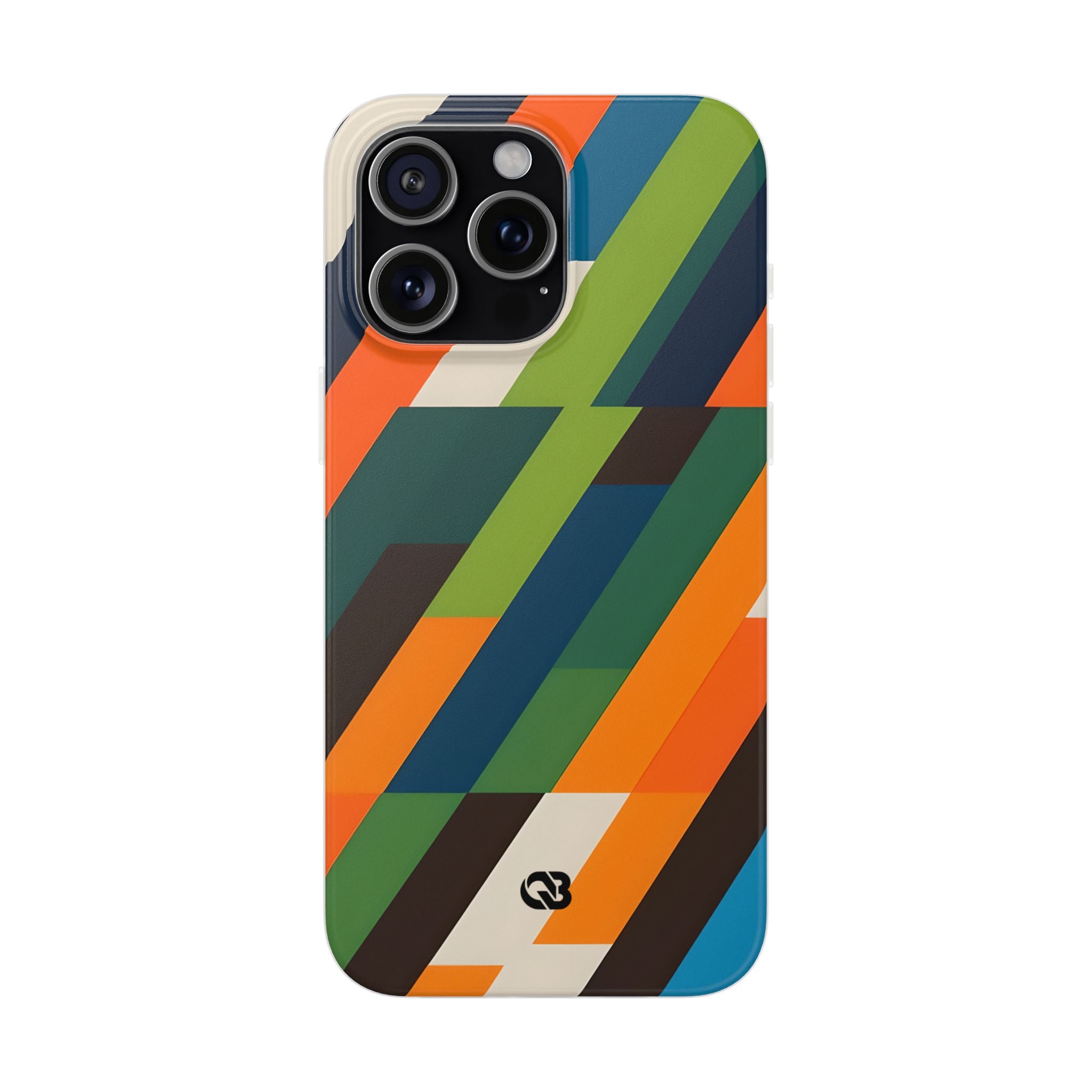 Angled Retro Mosaic · Soft Handyhülle für iPhone