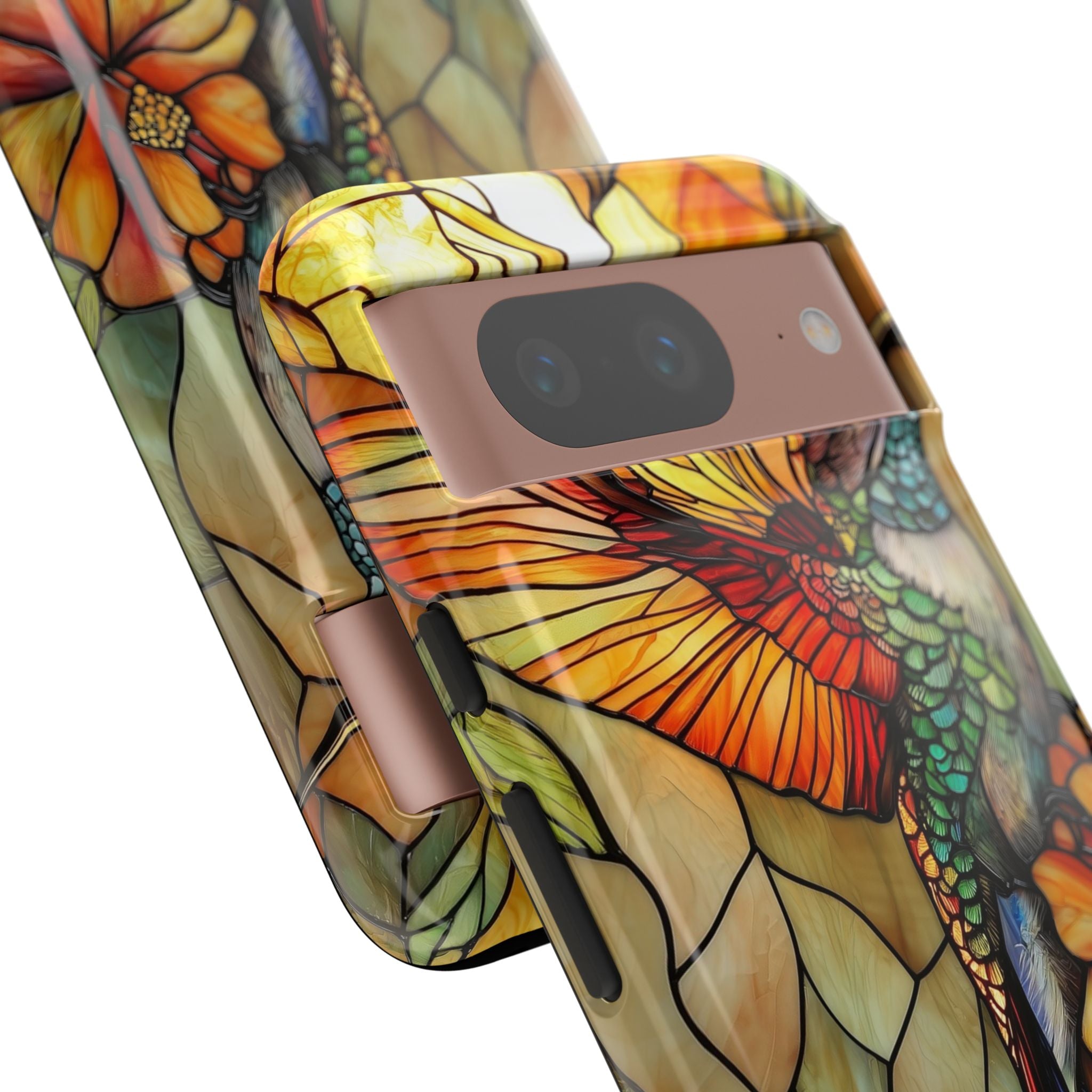 Amber Glass Hummingbird · Tough Phone Case for Google Pixel