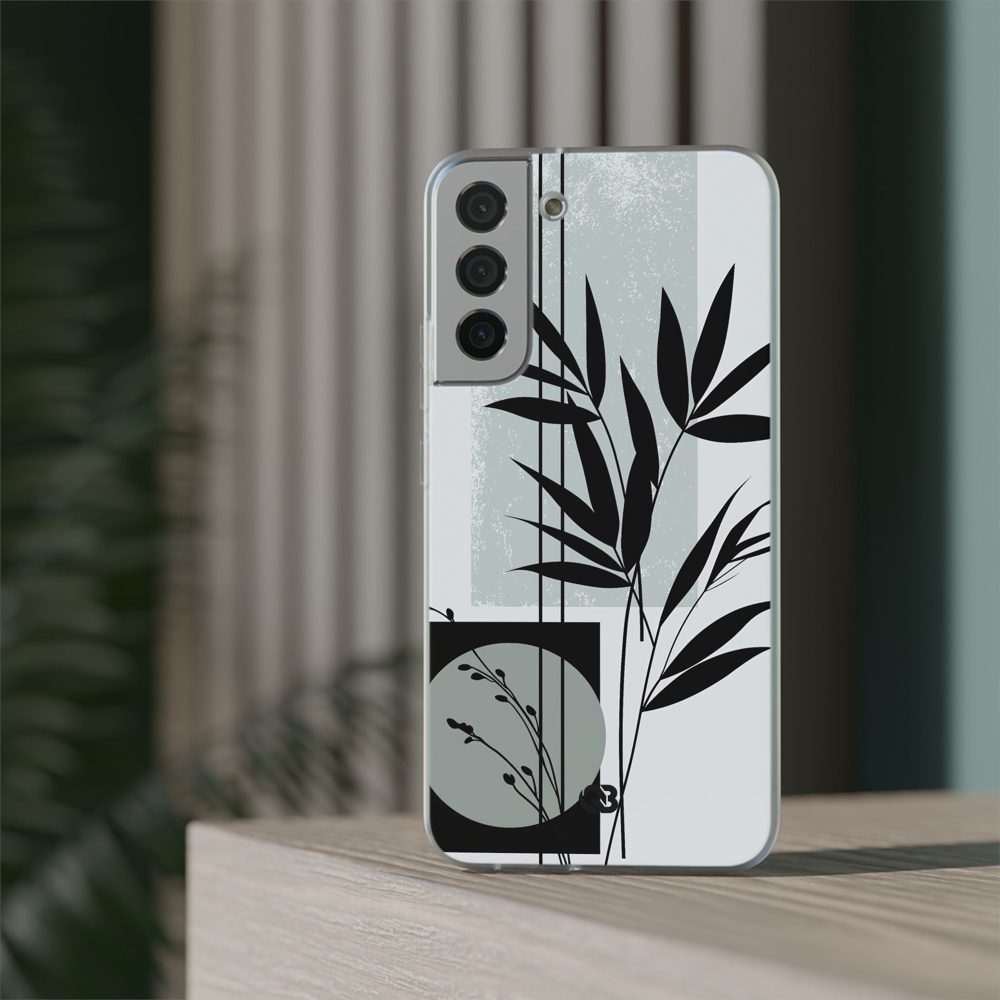 Grey Lite Phone Case for Samsung - Sage Bamboo Noir