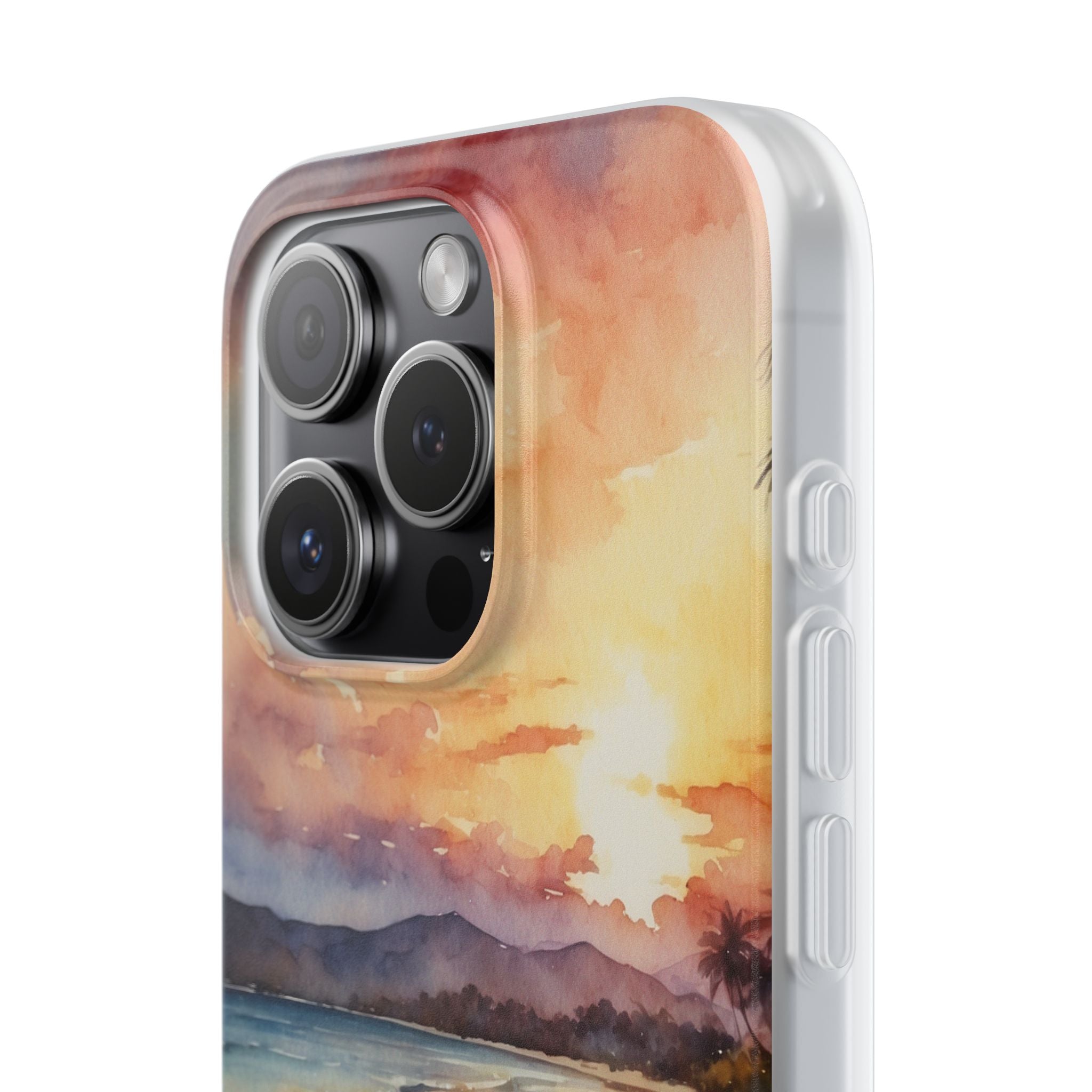 Sunset Reflection iPhone 15 Pro Case - Soft