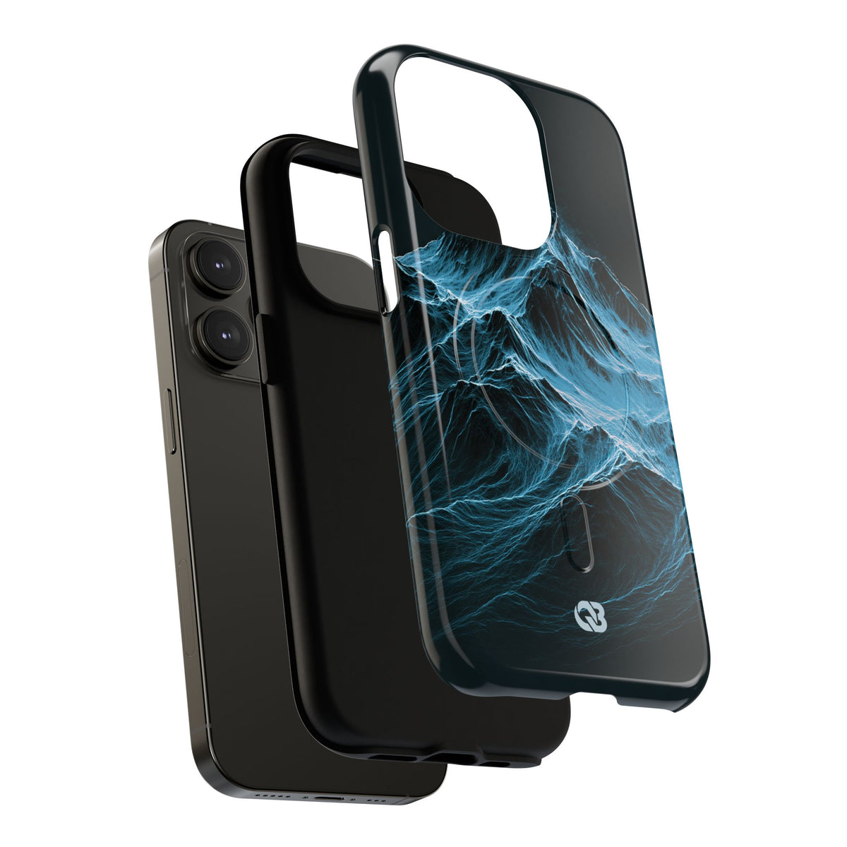 Nordic Frost Peak · Tough 2.0 Magnetic Phone Case for iPhone · Blue