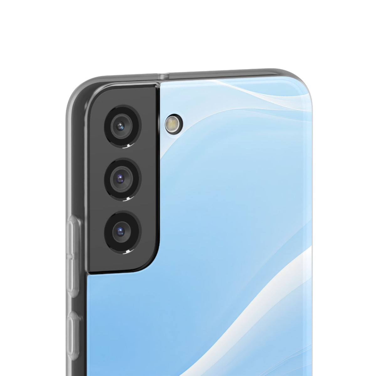 Blue Lite Phone Case for Samsung - Glacial Blue Silk