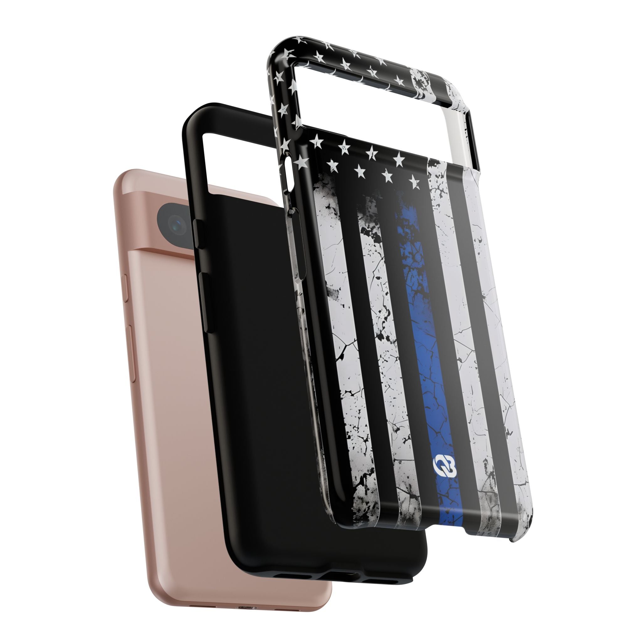 Gritty Cobalt Flag · Tough Phone Case for Google Pixel