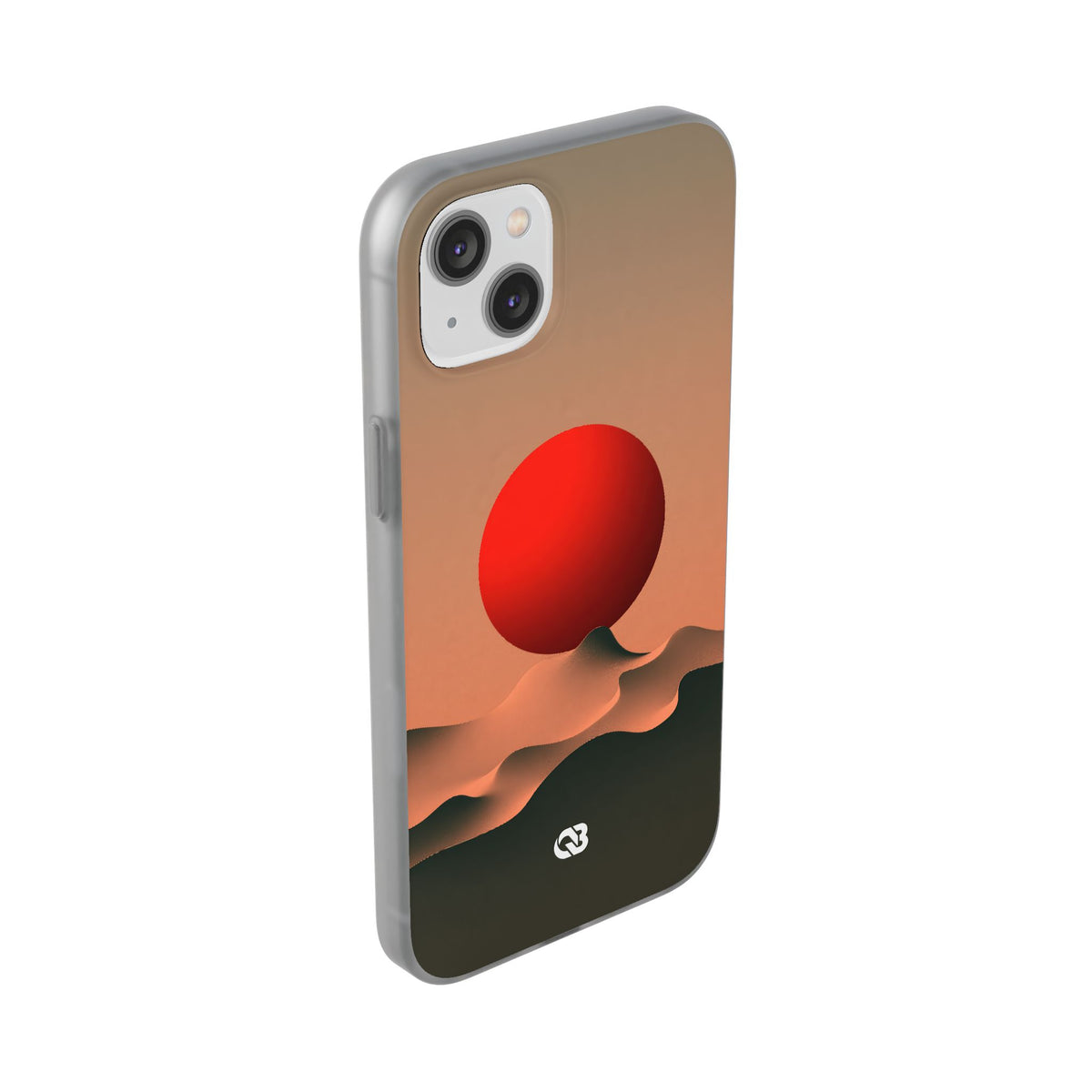 Crimson Sol Ridge · Lite Phone Case for iPhone · Red