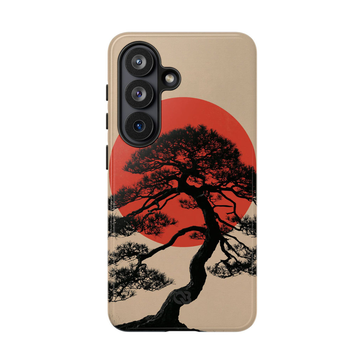 Crimson Pine Solitude · Tough Phone Case for Samsung · Beige