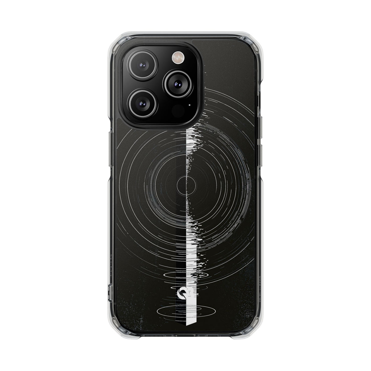 Black Impact MagSafe Phone Case for iPhone - Obsidian Orbital Signal