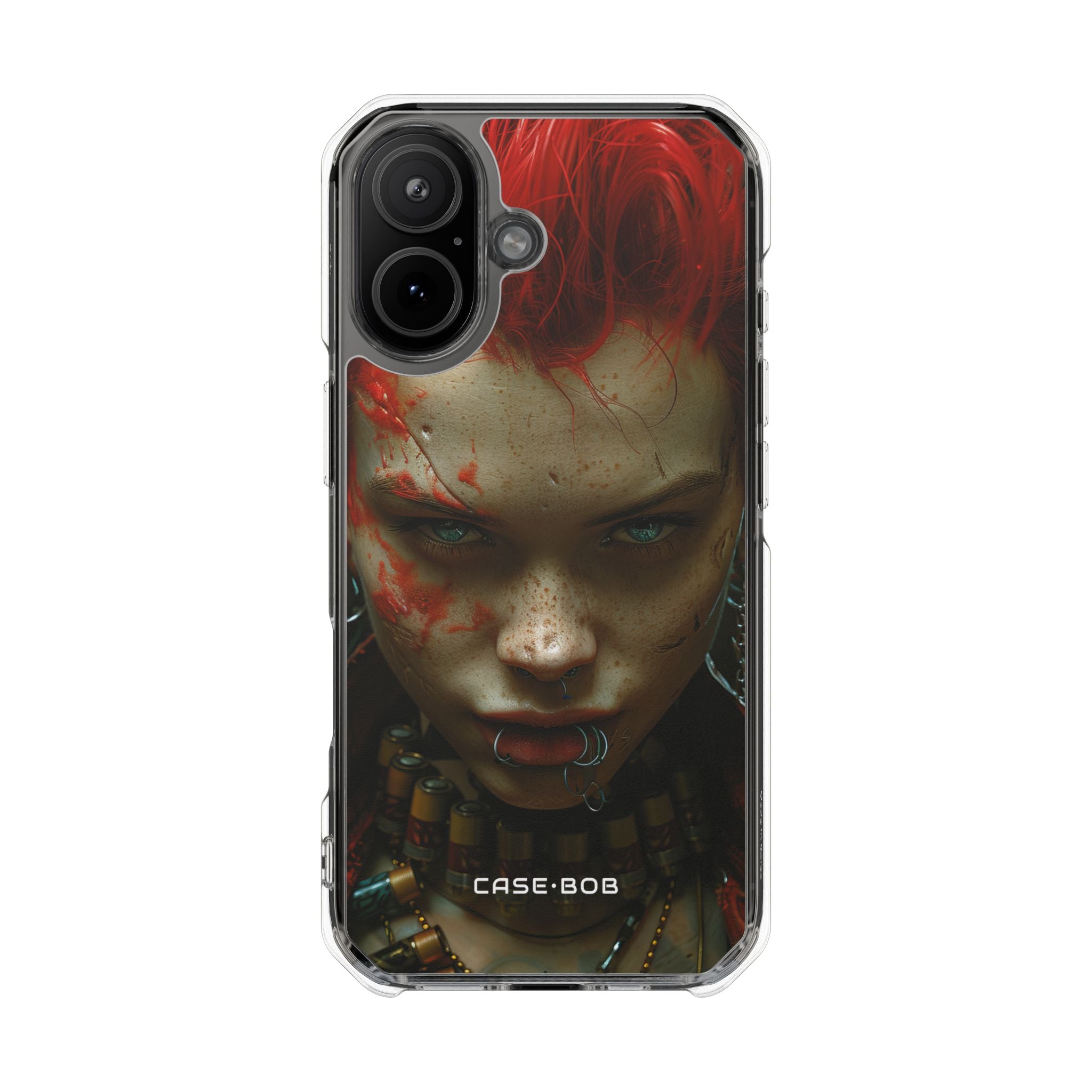 Crimson Spike iPhone 17 Cover - Impact