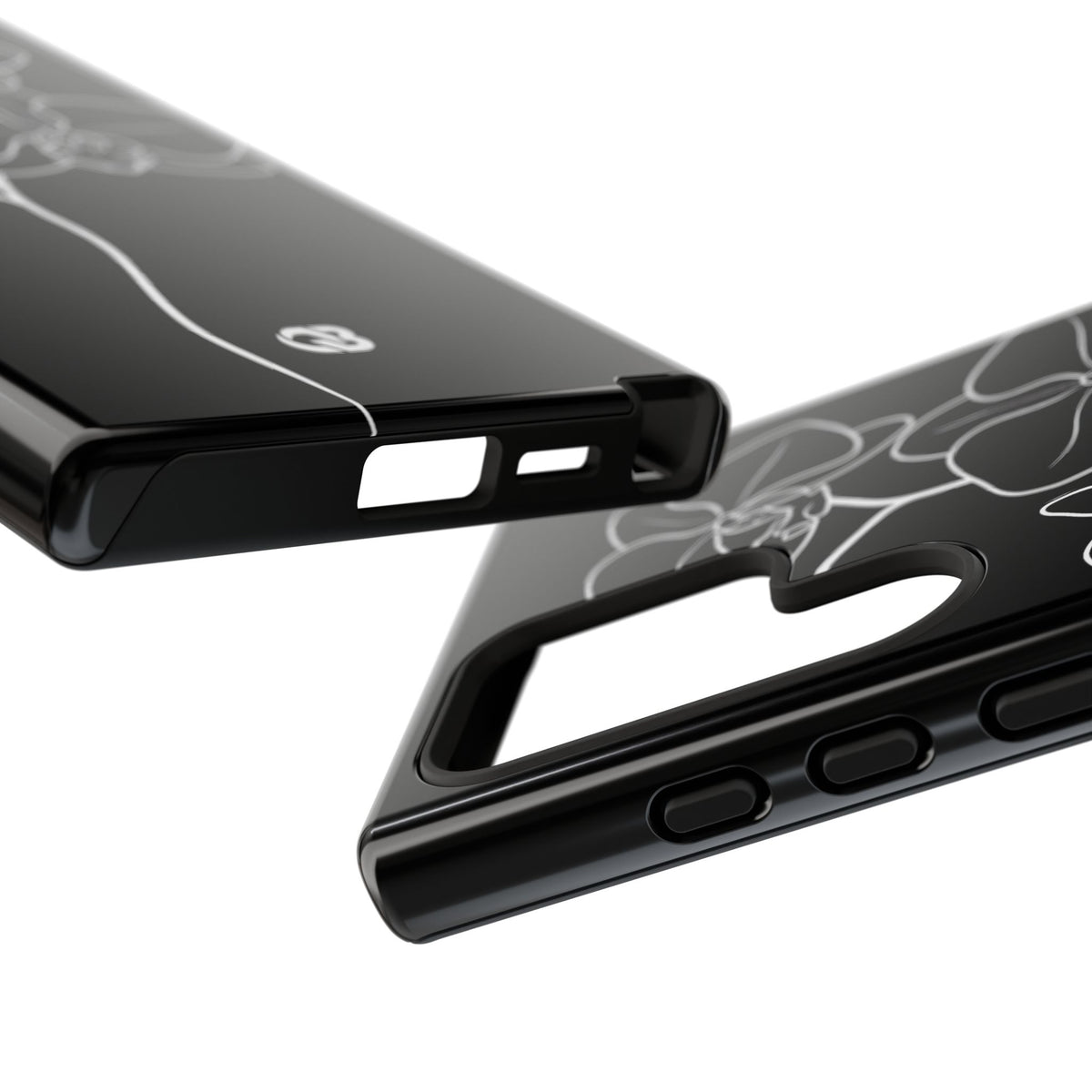 Midnight Orchid · Tough Phone Case for Samsung · Black