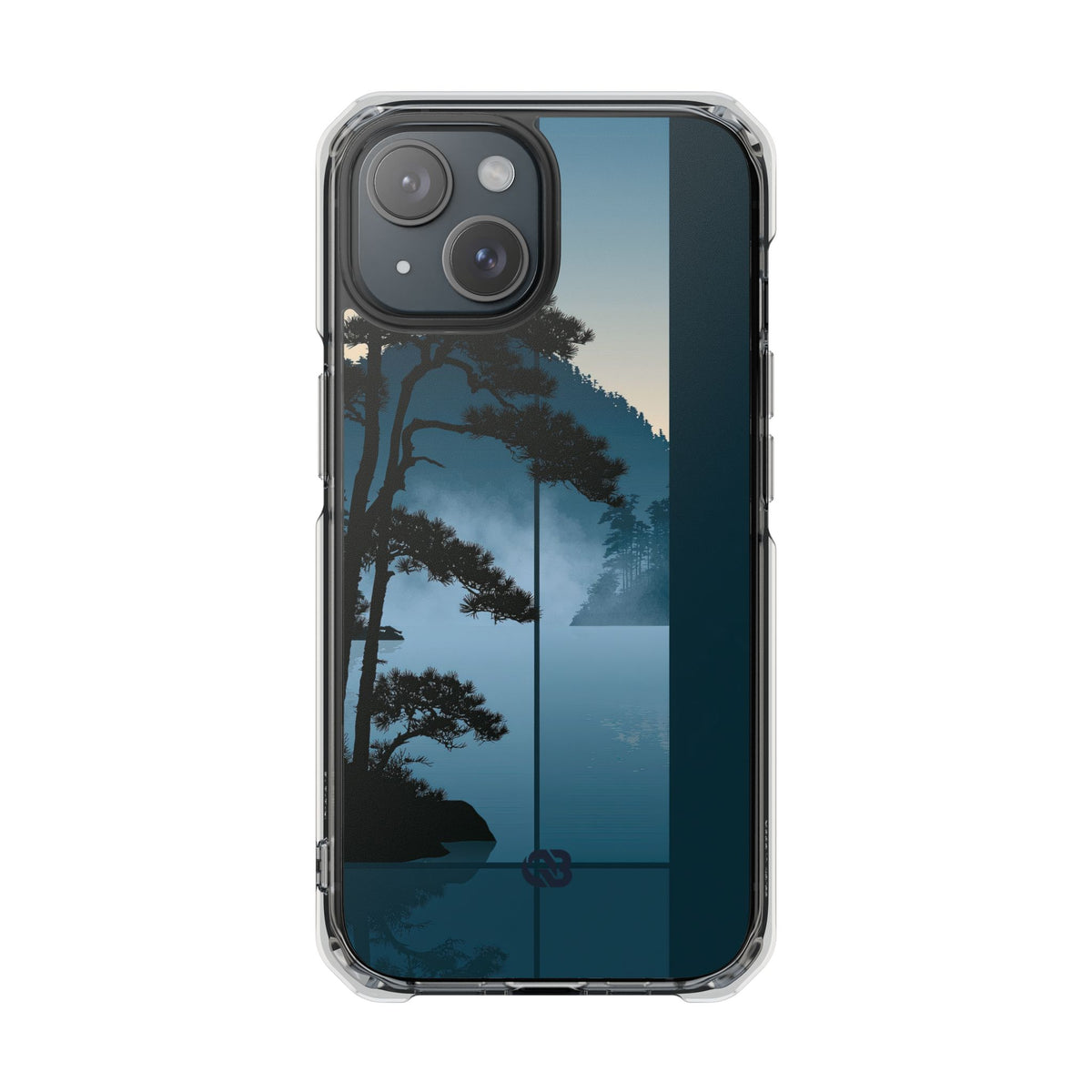 Blue Impact MagSafe Phone Case for iPhone - Kyoto Mist Pine