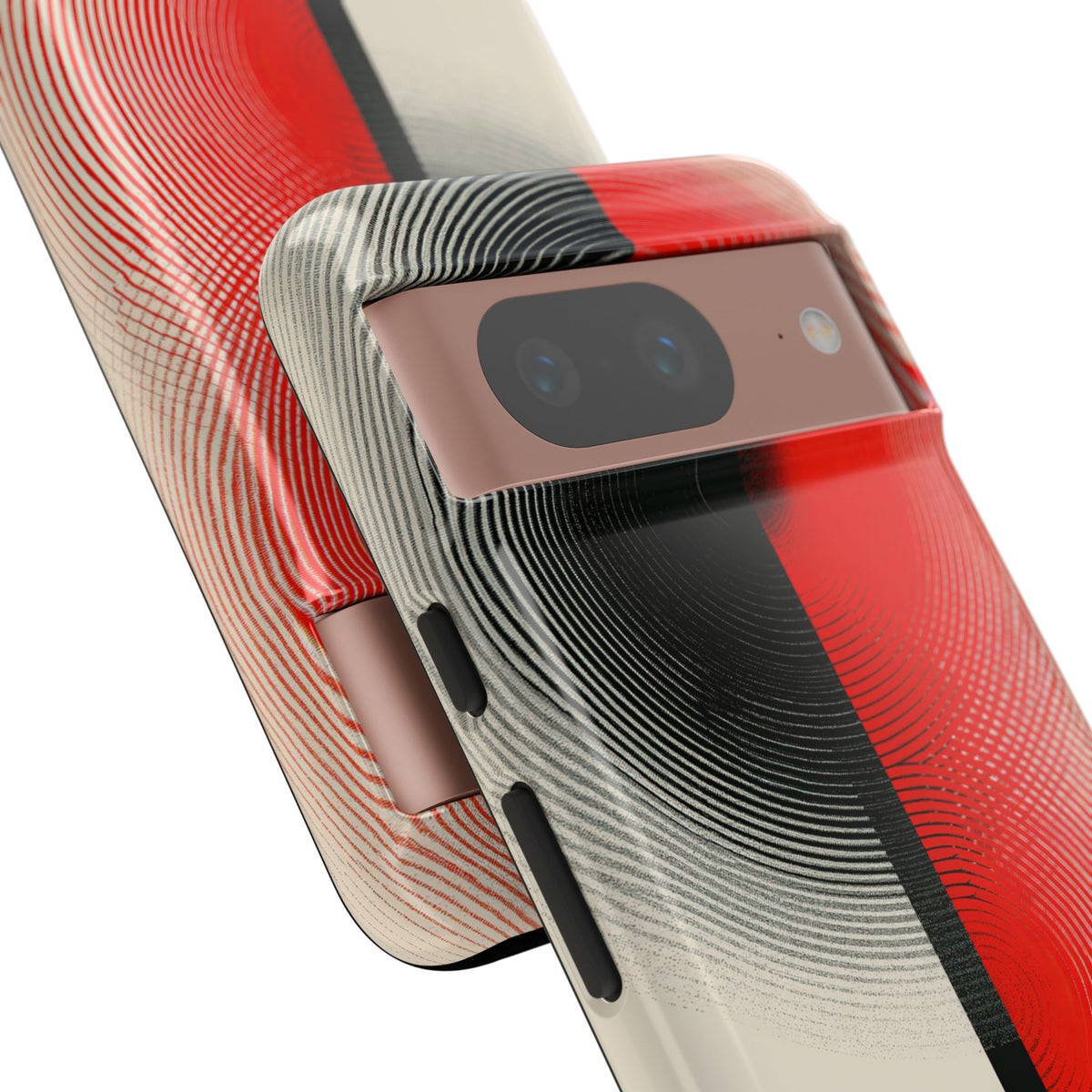 Red Tough Phone Case for Google Pixel - Split Signal Red