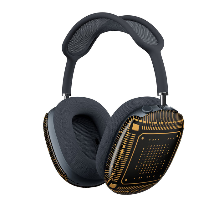Golden Circuit Architecture · Hard Case for AirPods Max · Gold