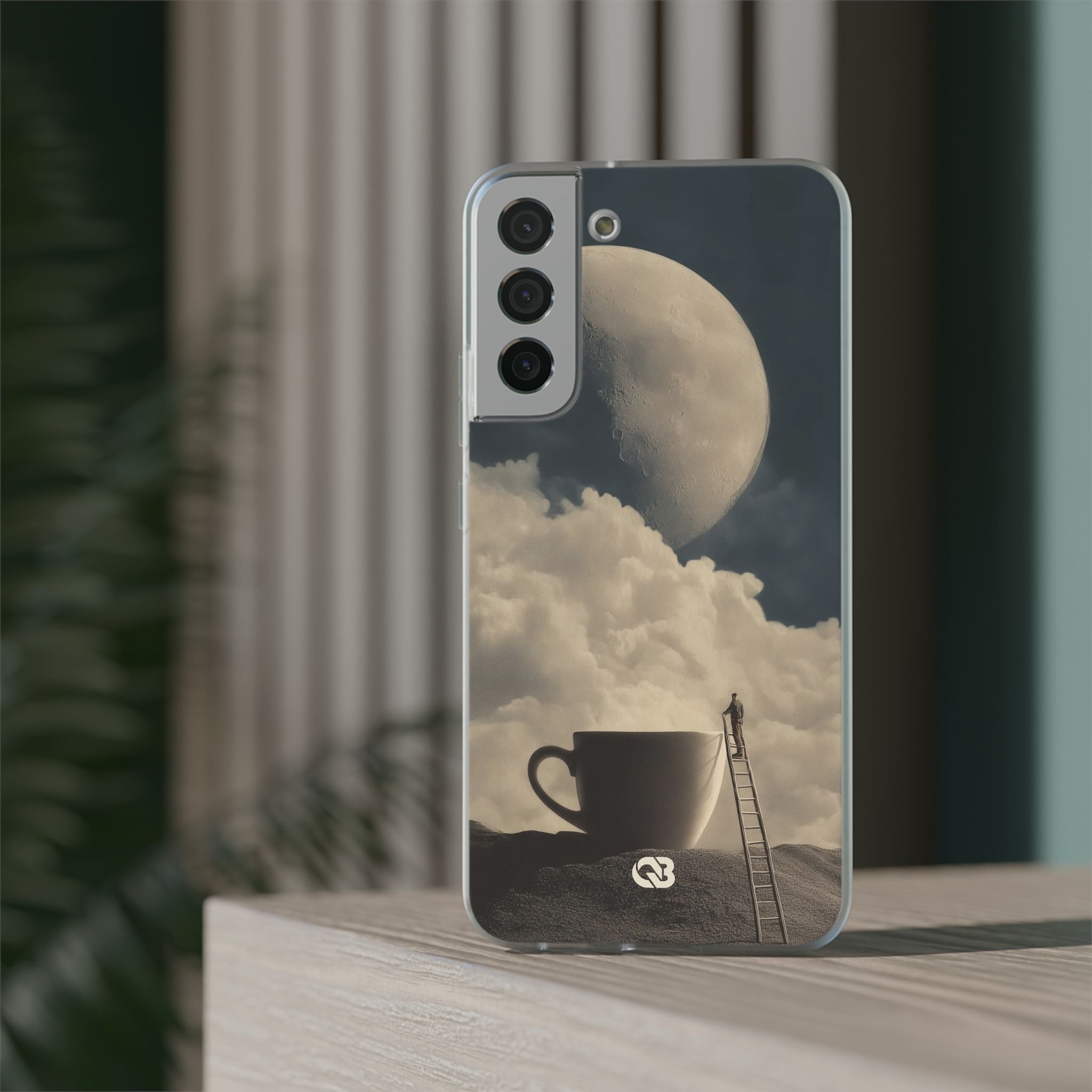 Midnight Brew Moon · Soft Phone Case for Samsung