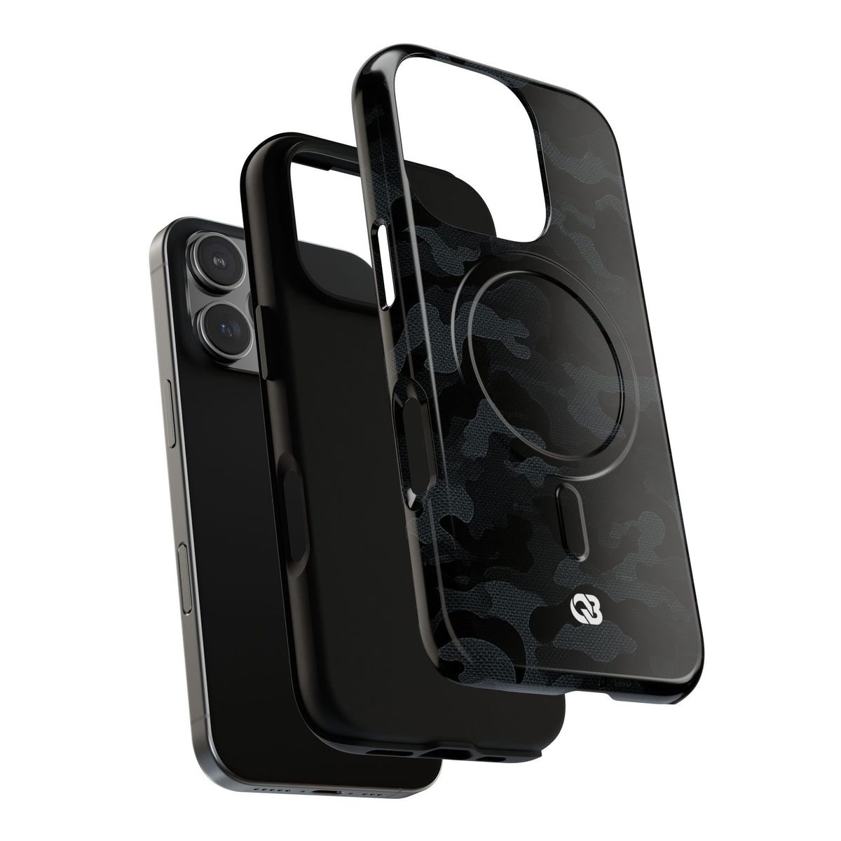 Blackout Urban Camo · Tough 2.0 Magnetic Phone Case for iPhone · Black