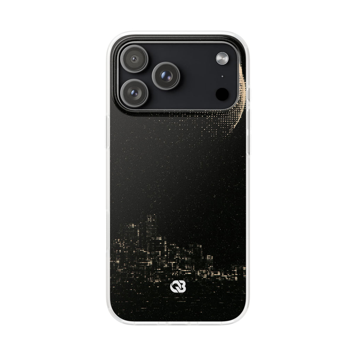 Lunar Metropolis Nocturne · Lite Phone Case for iPhone · Black