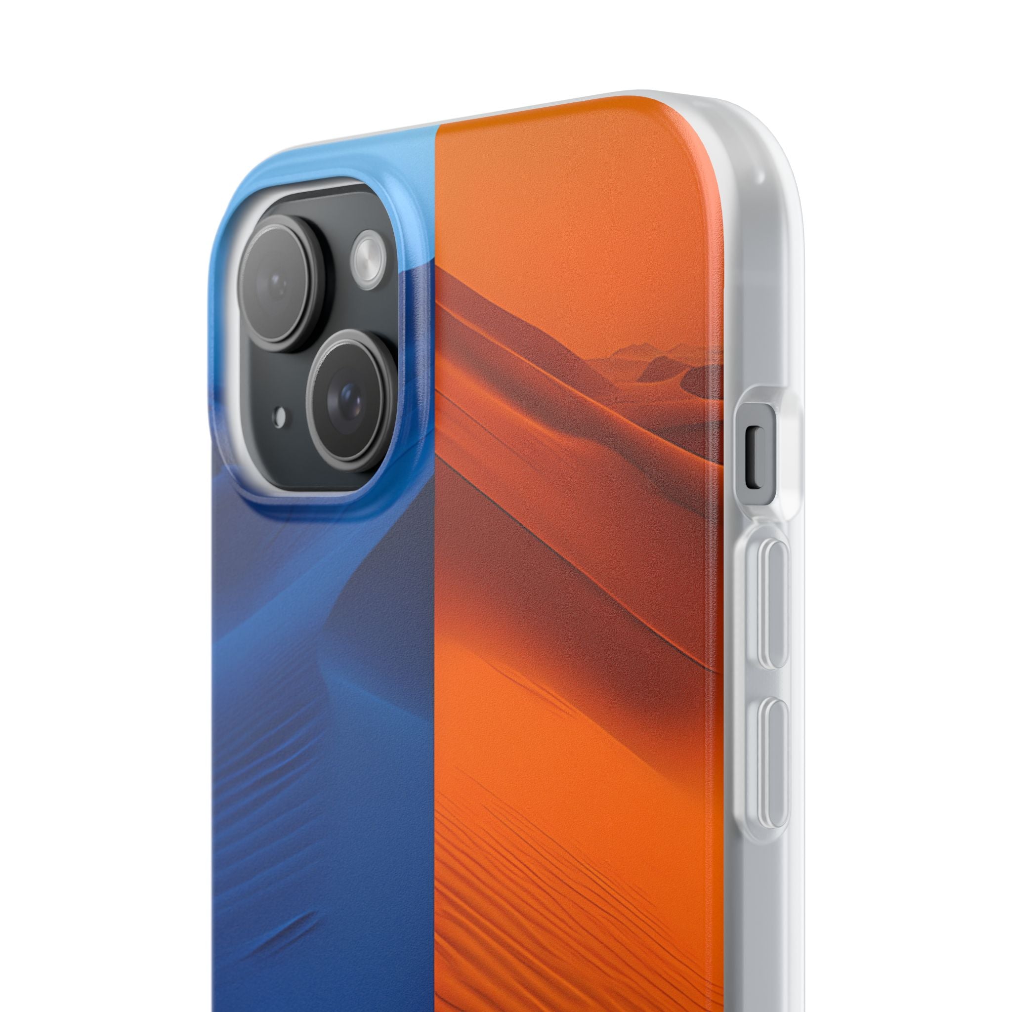Split Dune Horizon · Soft Phone Case for iPhone