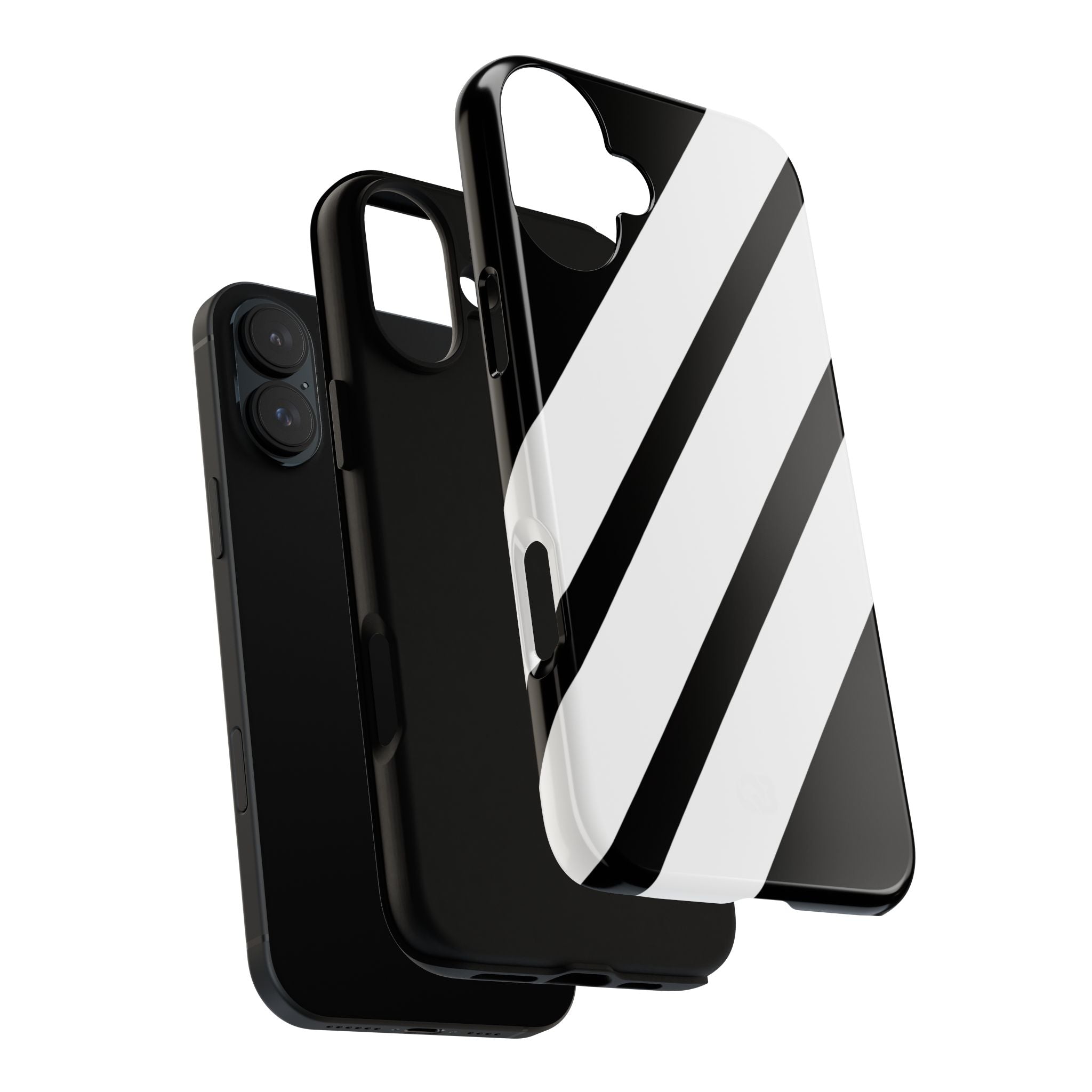 Obsidian White Bars · Tough Telefoncover for iPhone