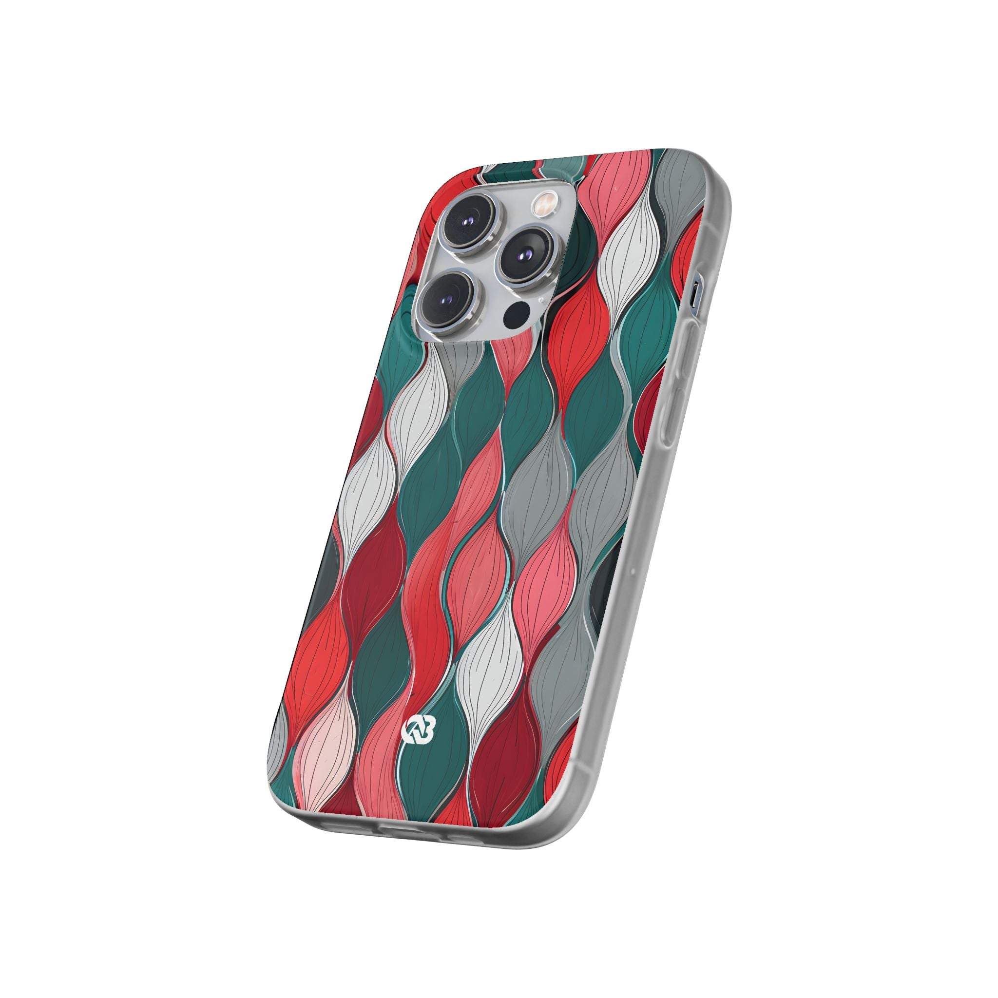 Slate Rose Ripple · Soft Phone Case for iPhone