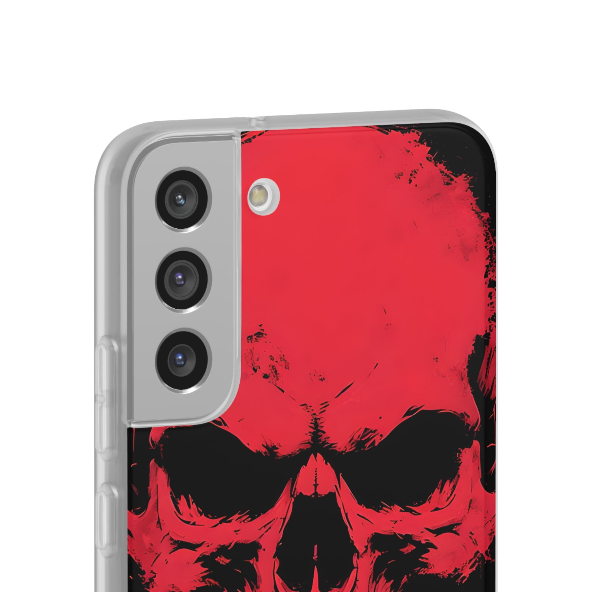 Crimson Street Skull · Soft Handyhülle für Samsung