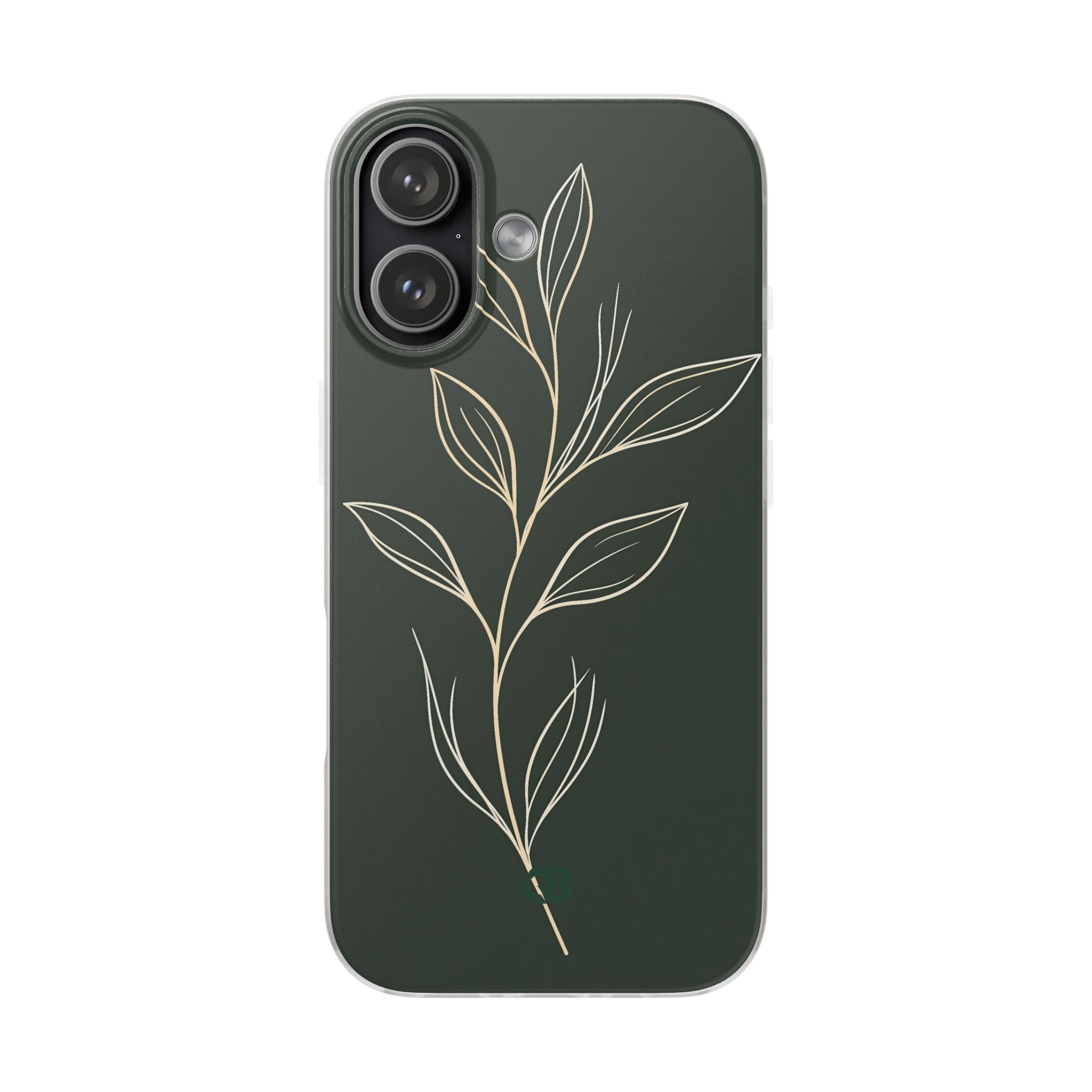 Green Lite Phone Case for iPhone - Deep Moss Willow