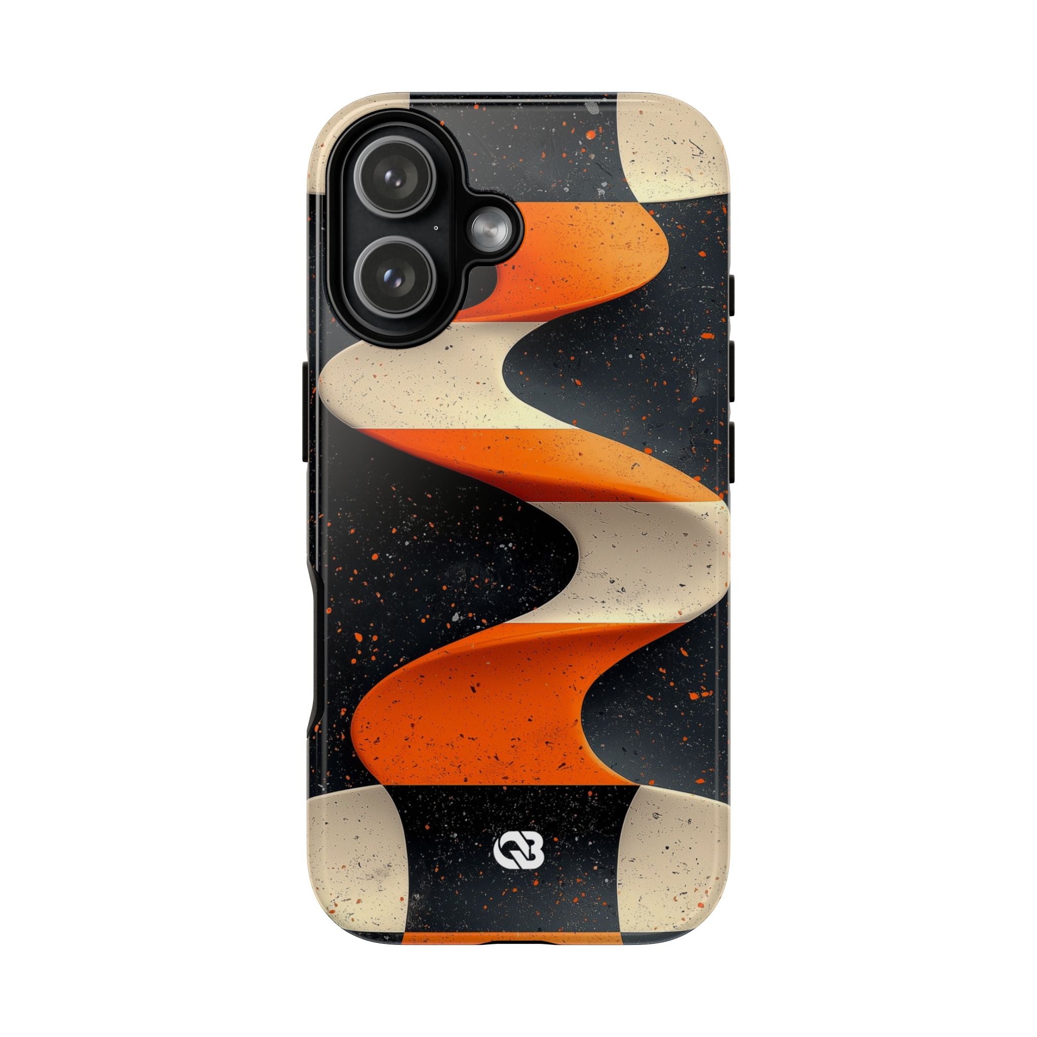 Orange Grit Twist · Tough Phone Case for iPhone