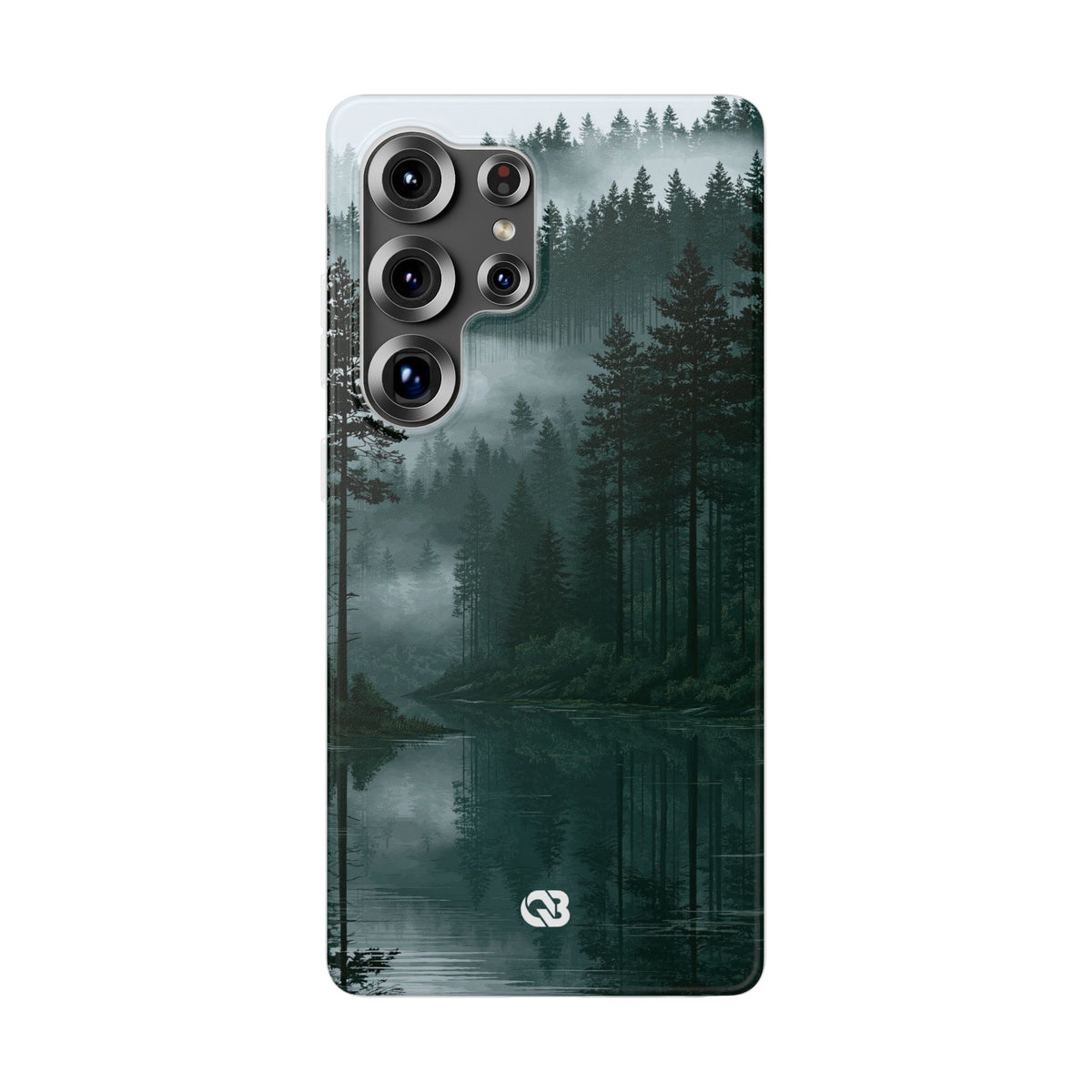 Misty Pine Reflections · Lite Phone Case for Samsung · Green
