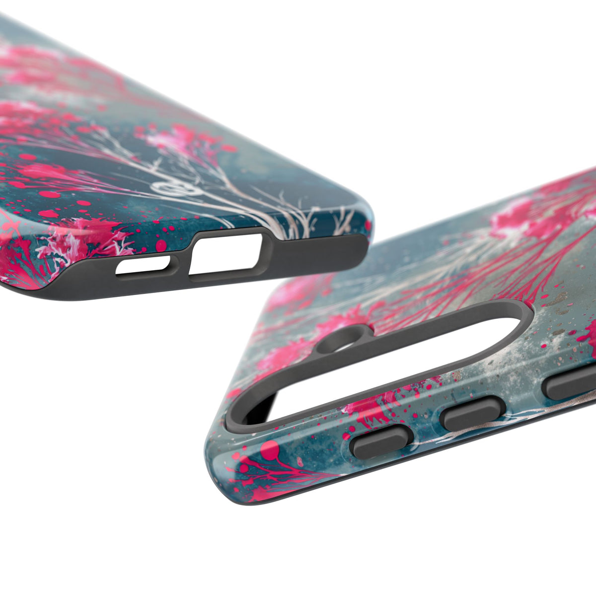 Cyber Blossom · Tough Phone Case for Samsung · Teal