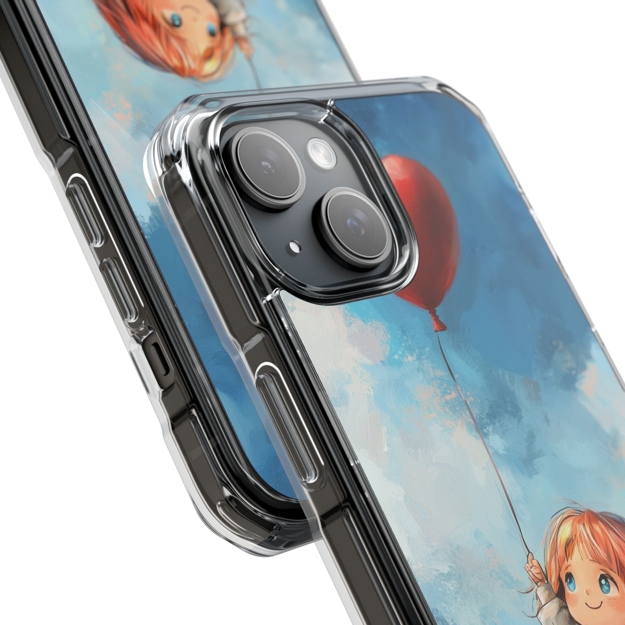 Crimson Heart Sky · Impact Phone Case for iPhone · Magsafe