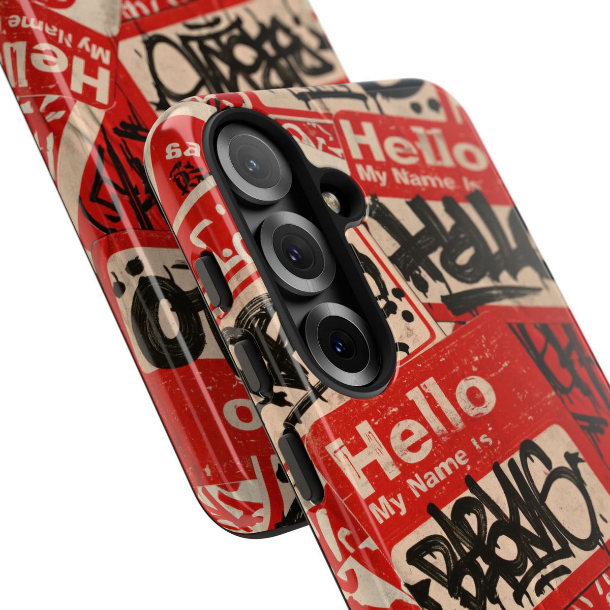 Slap Tag Collage · Tough Phone Case for Samsung · Red
