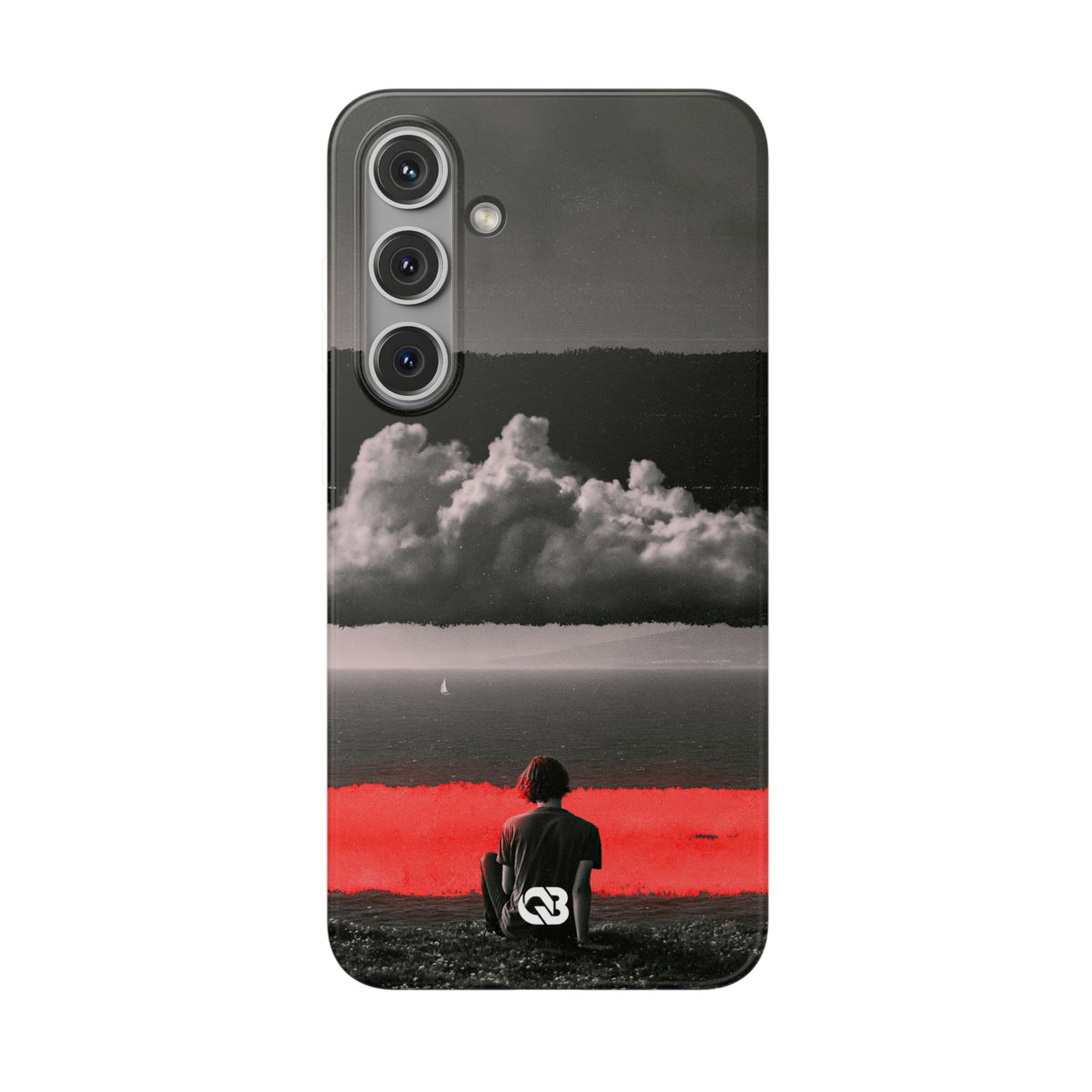 Crimson Horizon · Lite Phone Case for Samsung · Black