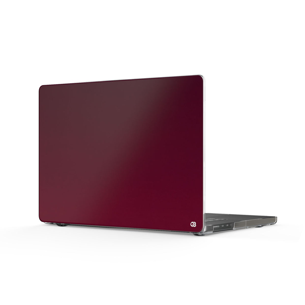 Bordeaux Spectrum · Clear Hard Case for MacBook · Red