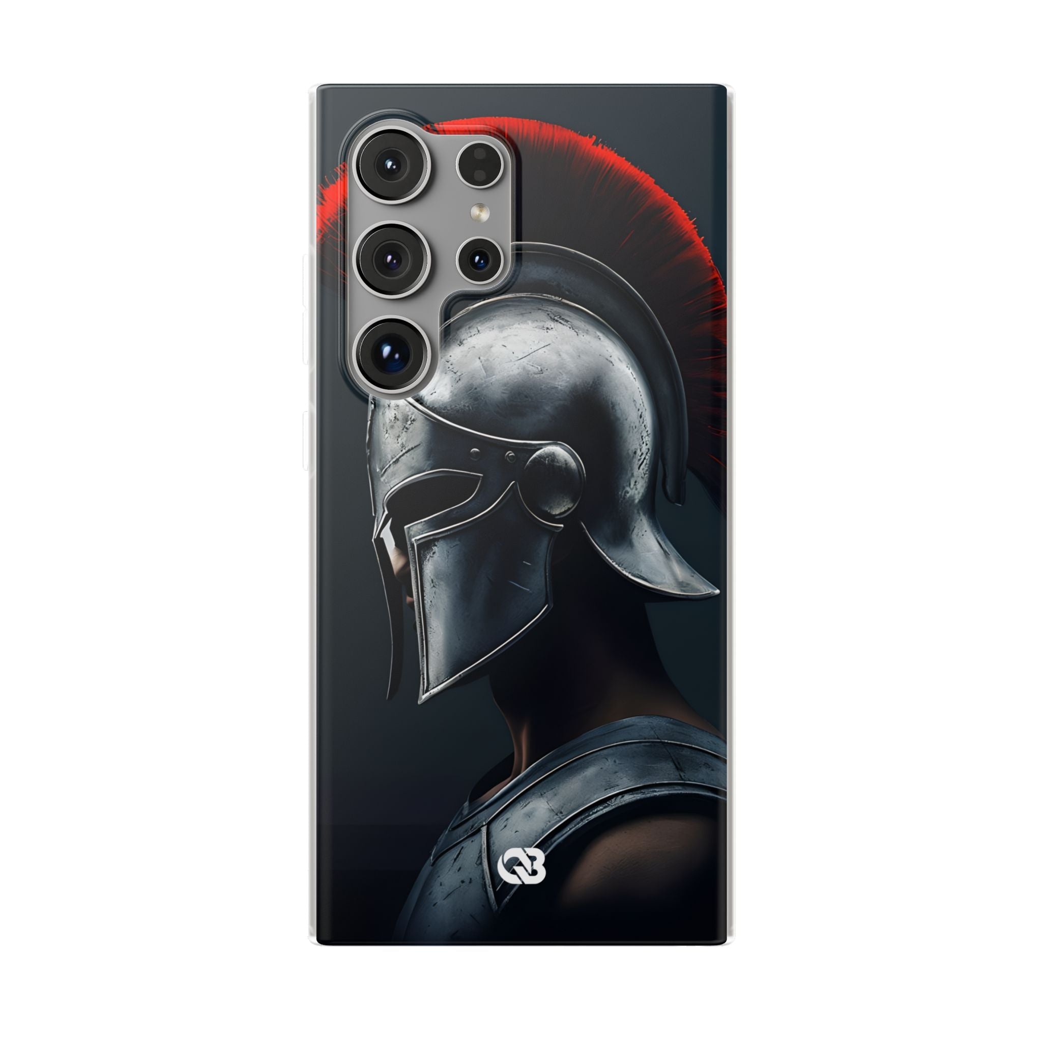 Steel Spartan Plume · Soft Phone Case for Samsung