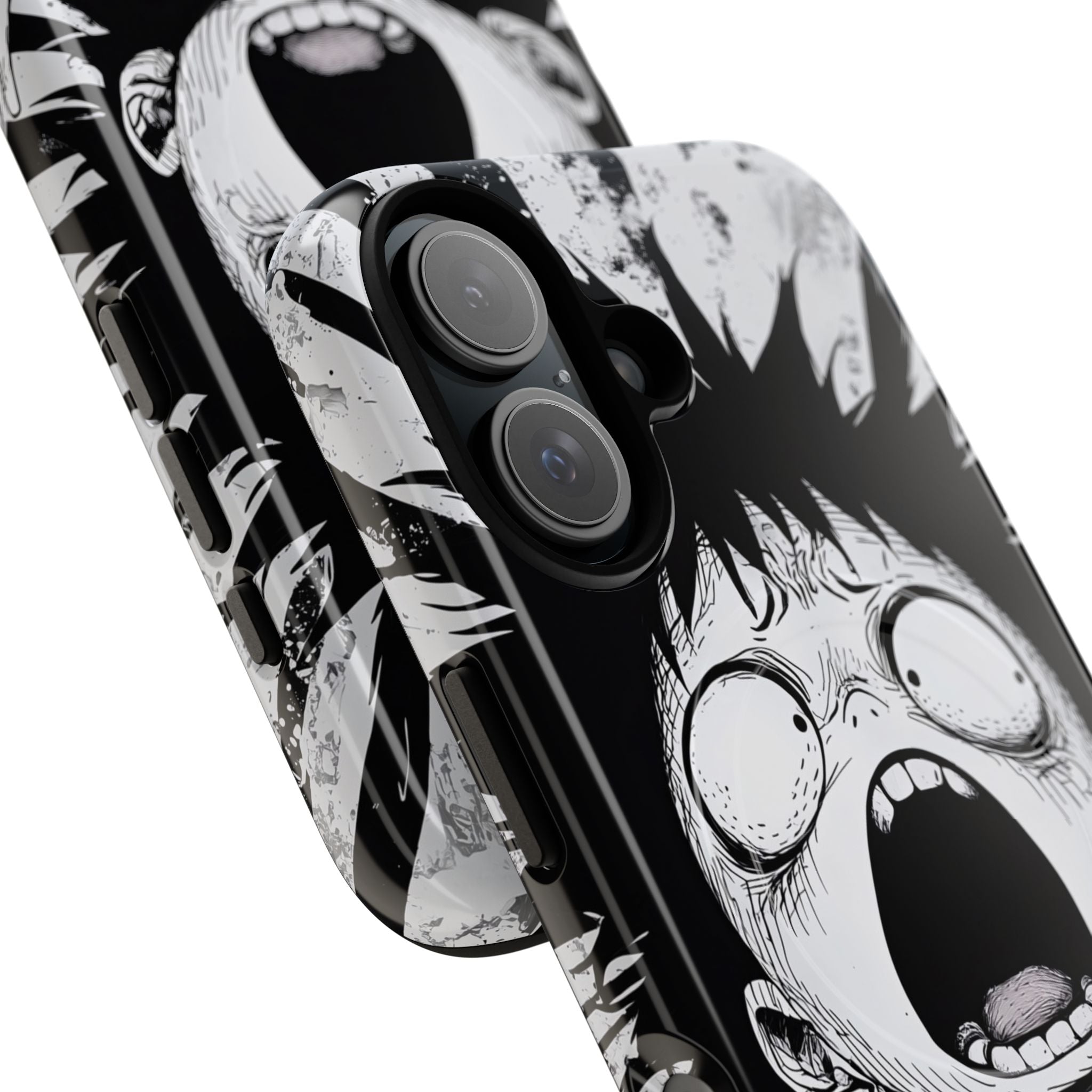 Screaming Stripes iPhone 16 Case - Tough+