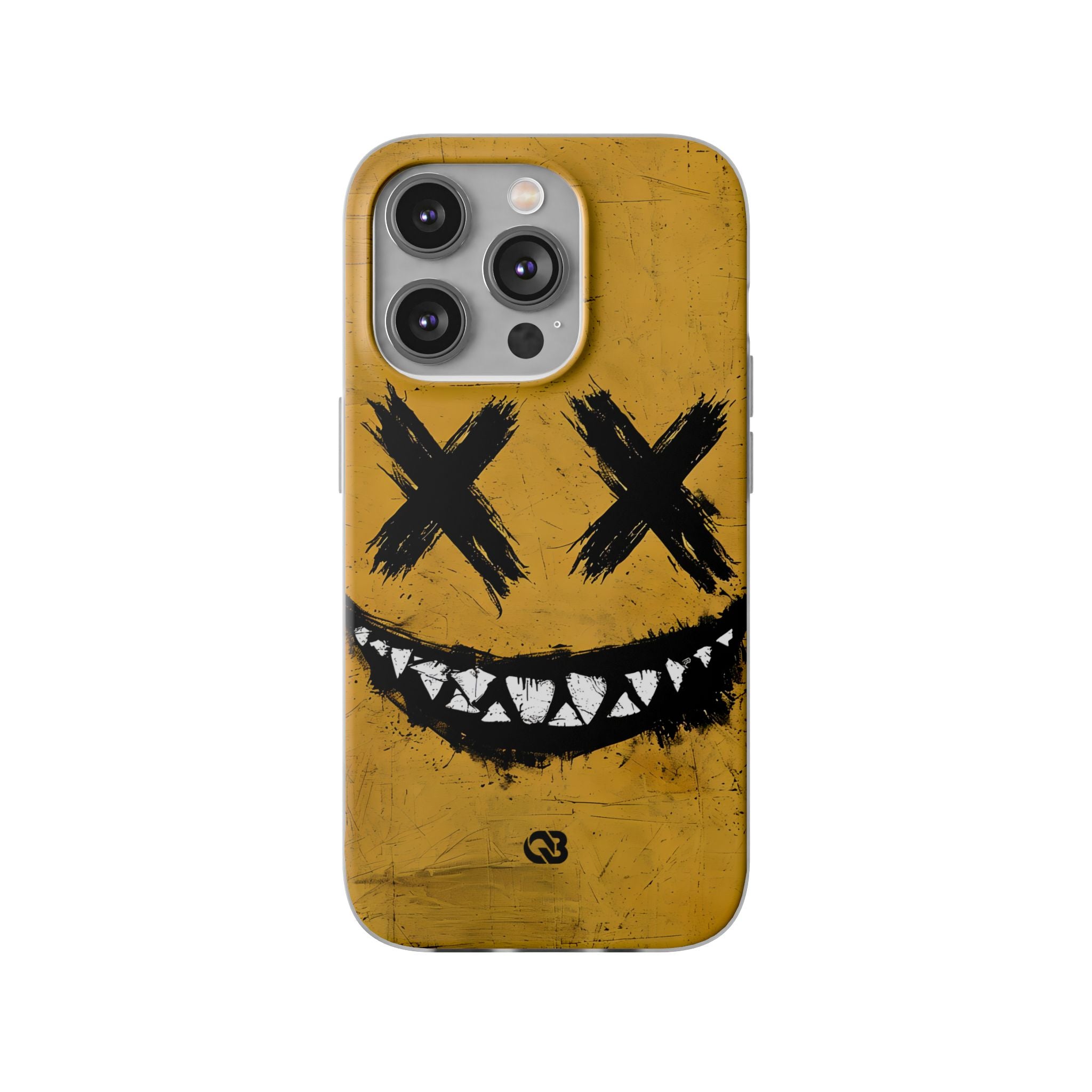 Gritty Ochre Smile · Soft Coque de téléphone pour iPhone