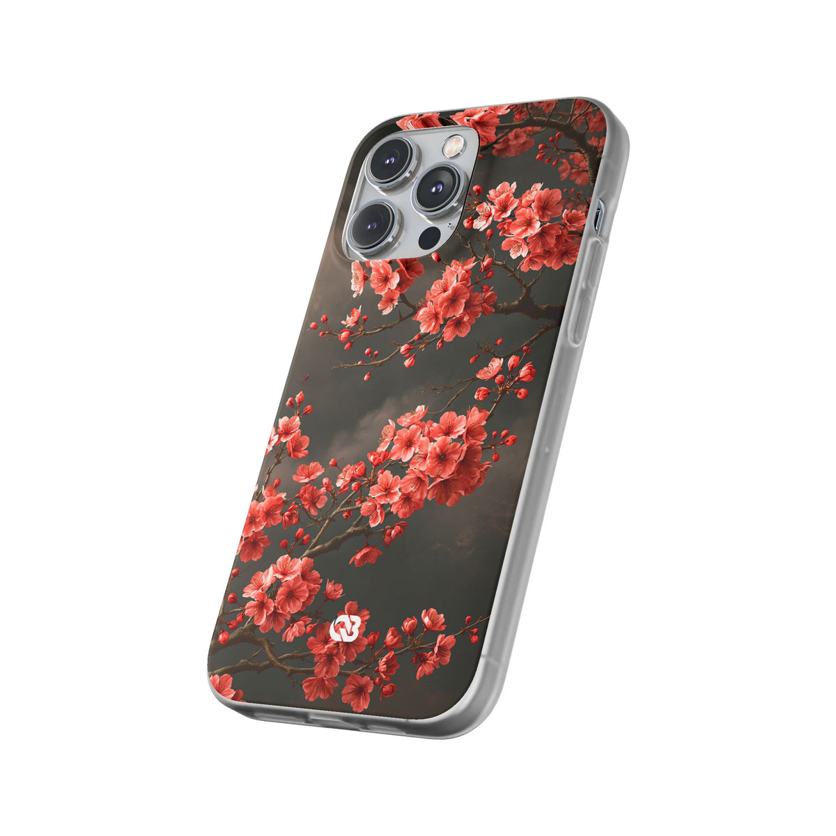 Dark Sakura Nocturne · Lite Phone Case for iPhone · Black