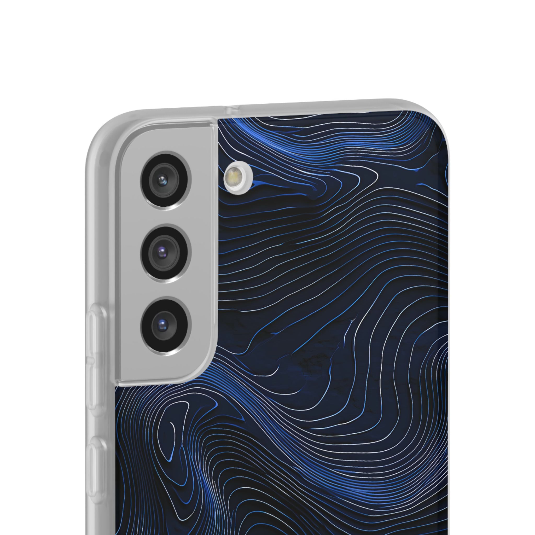 Blue Lite Phone Case for Samsung - Cobalt Contour Ridge