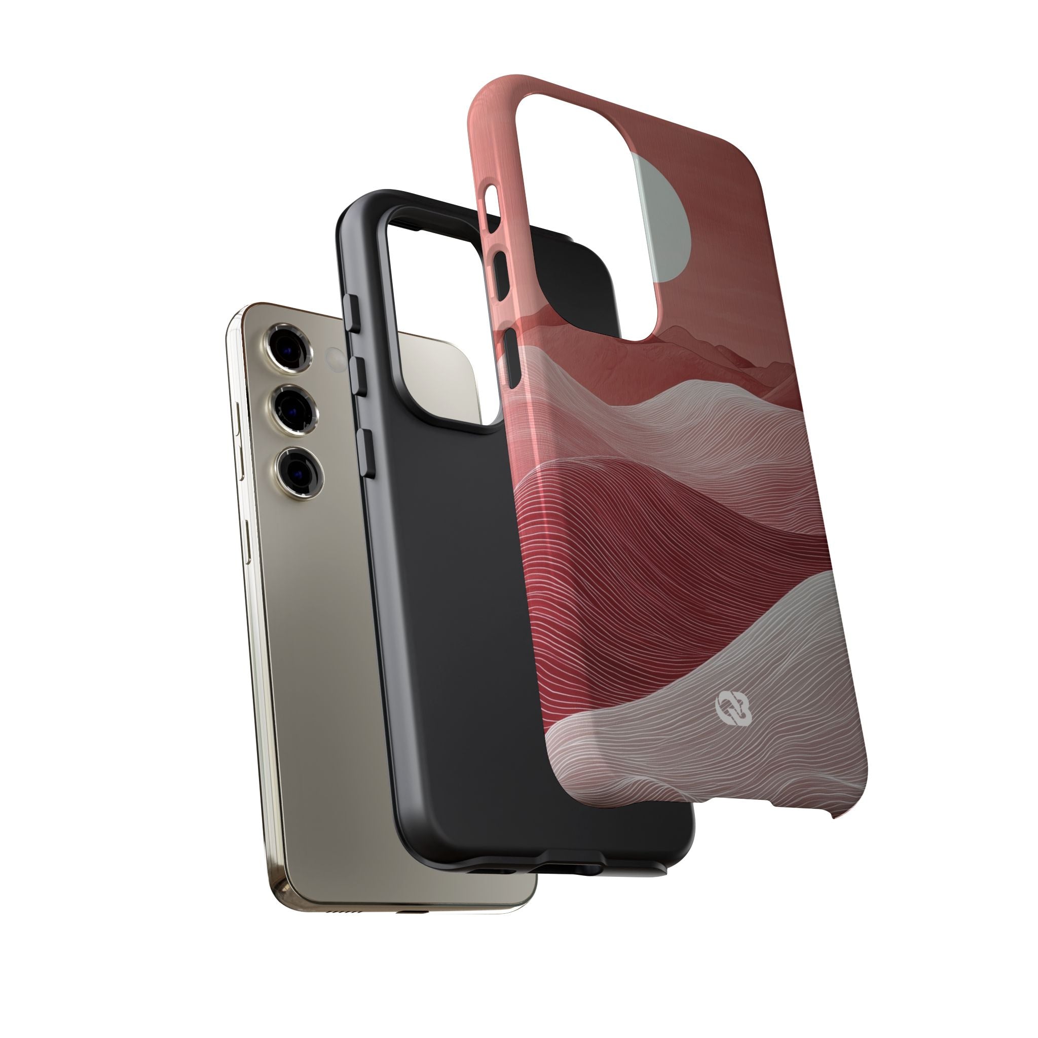 Crimson Dune Horizon · Tough Handyhülle für Samsung