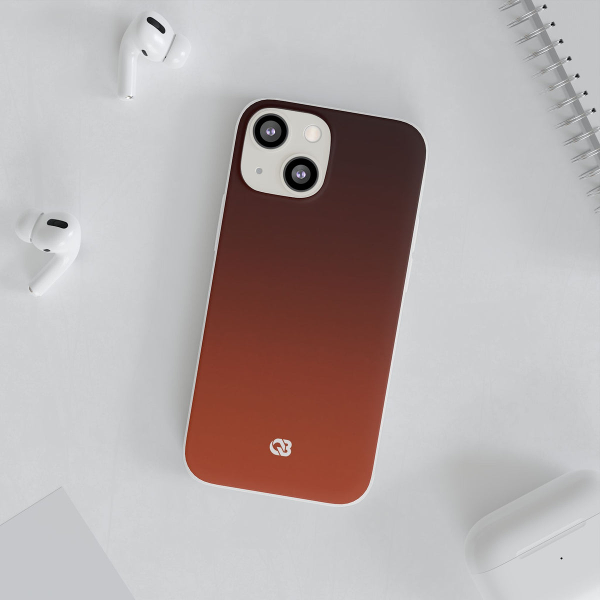 Burnt Amber Spectrum · Lite Phone Case for iPhone · Orange