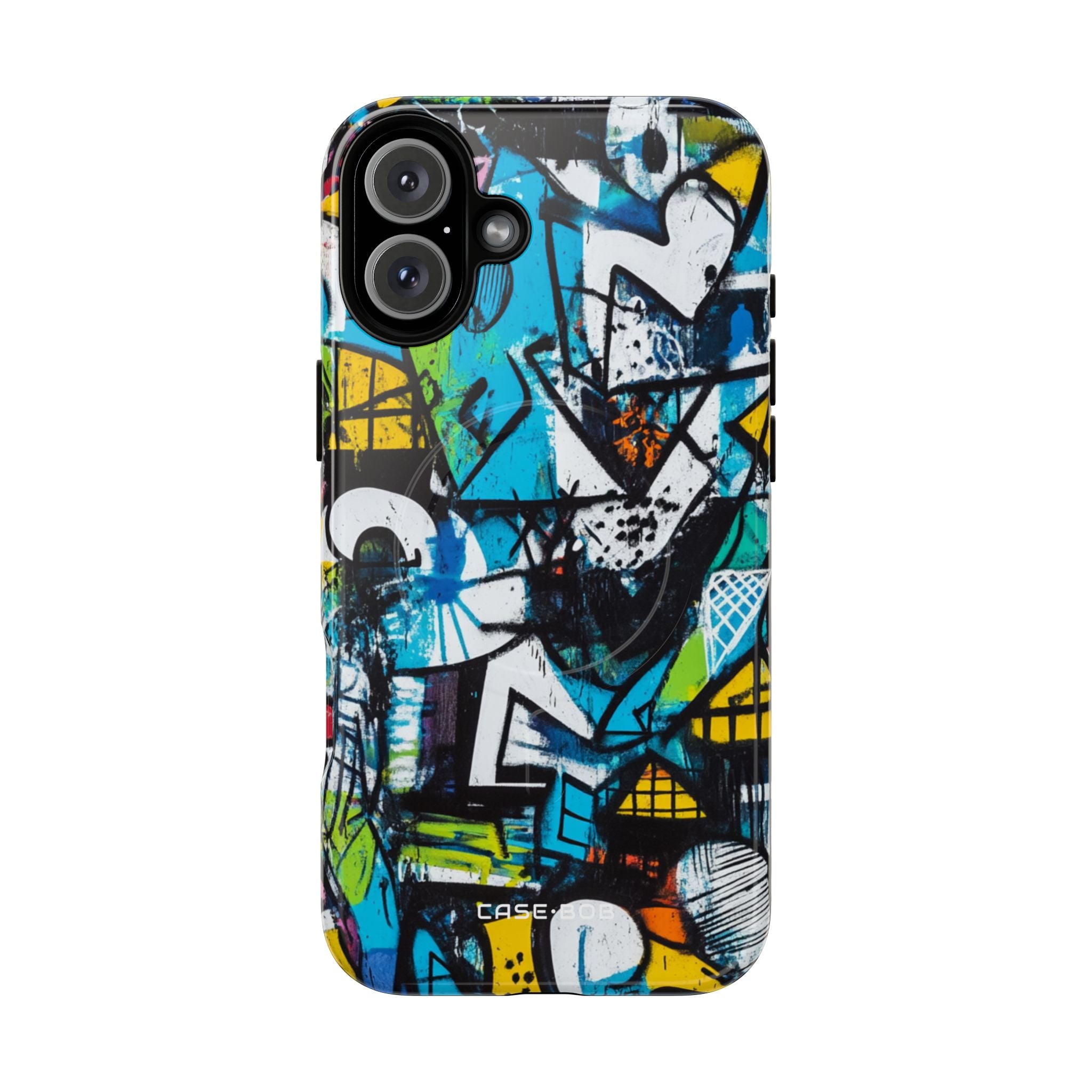 White Ripple Drift iPhone 16 Plus Skal - Tough+