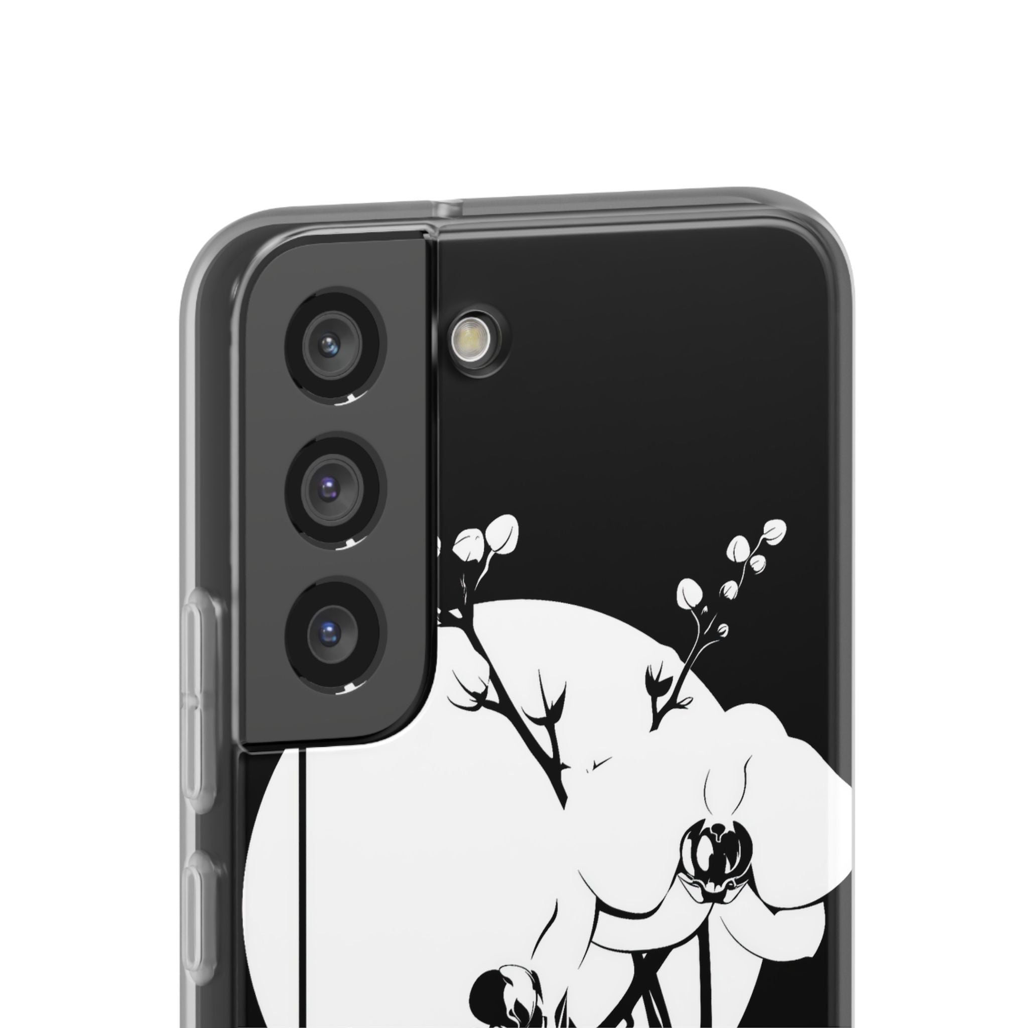Black Lite Phone Case for Samsung - Lunar Orchid Grid