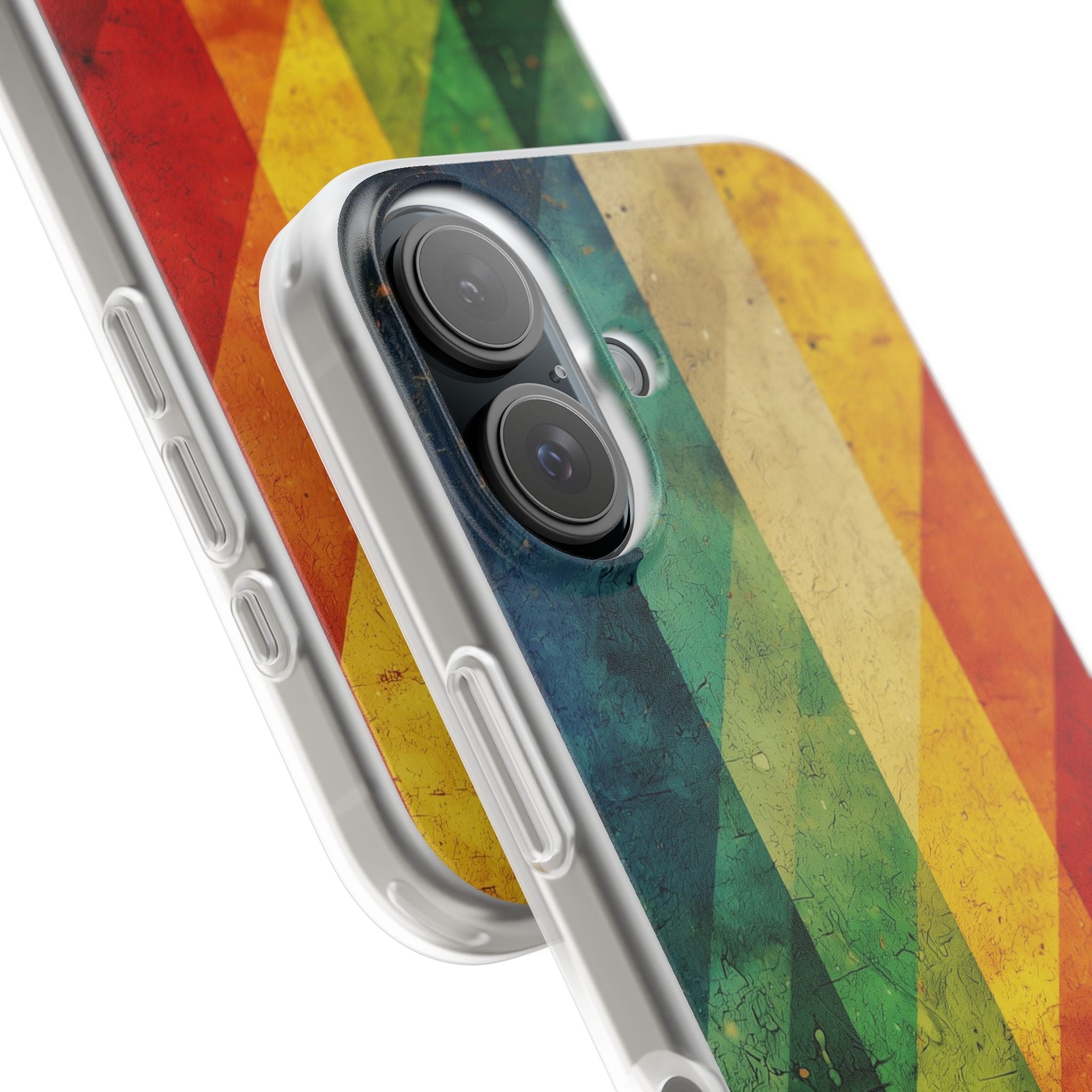 Diagonal Spectrum iPhone 16 Case - Soft