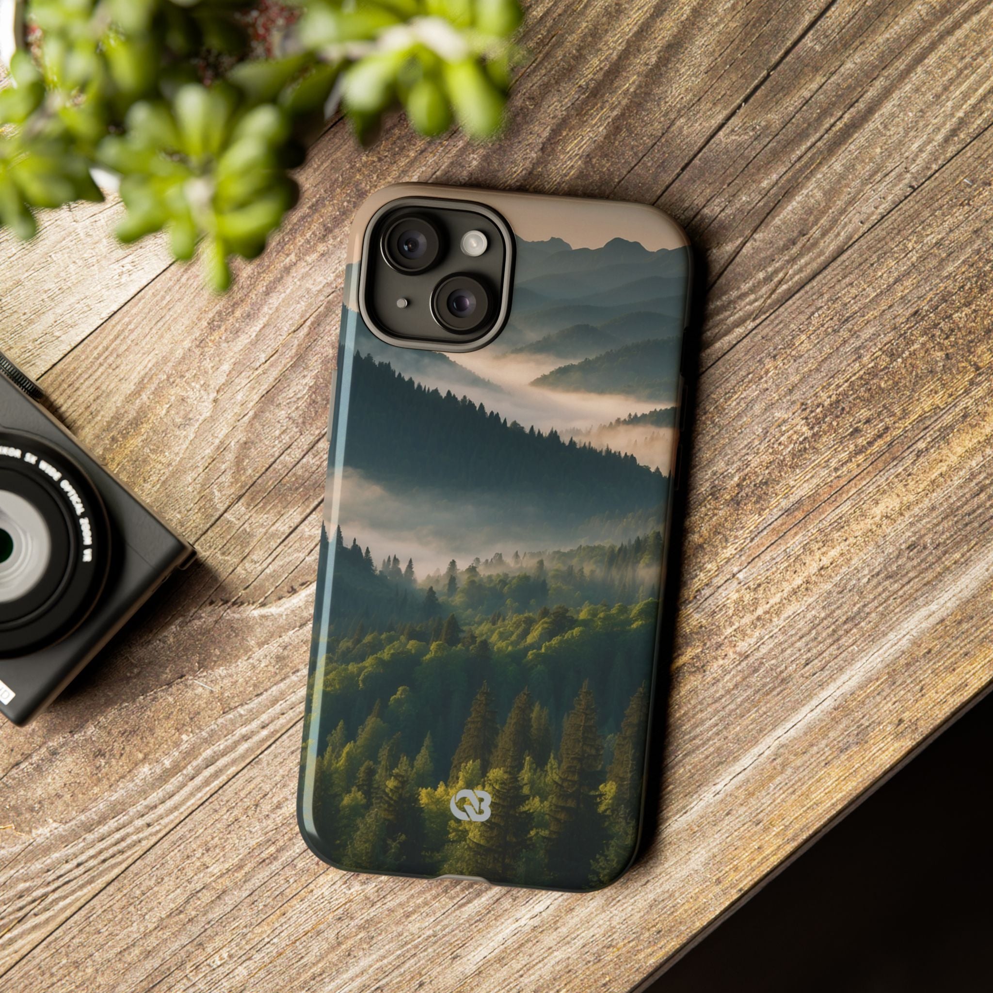 Foggy Mountain Ridge · Tough Phone Case for iPhone