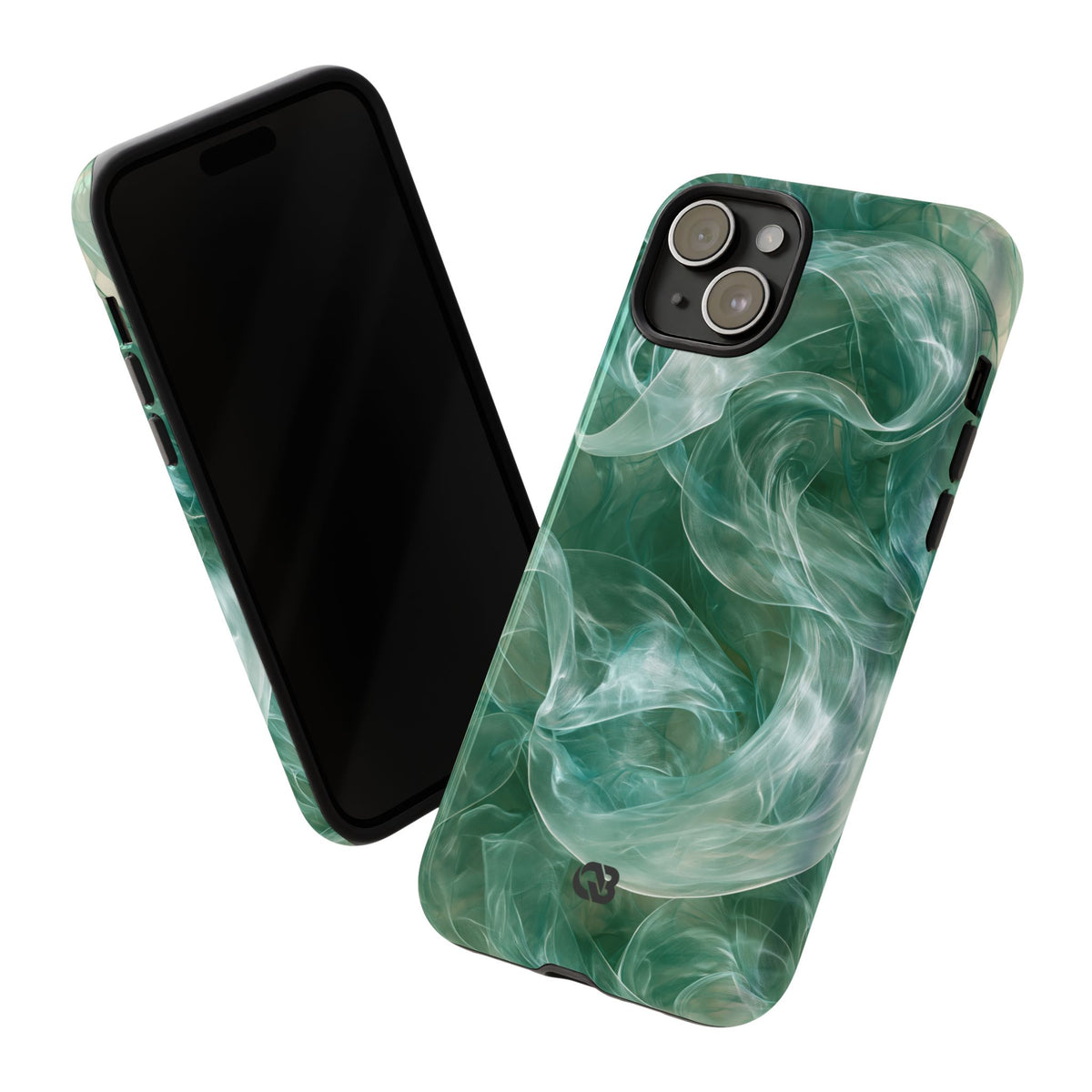 Translucent Aqua Flow · Tough Phone Case for iPhone · Teal