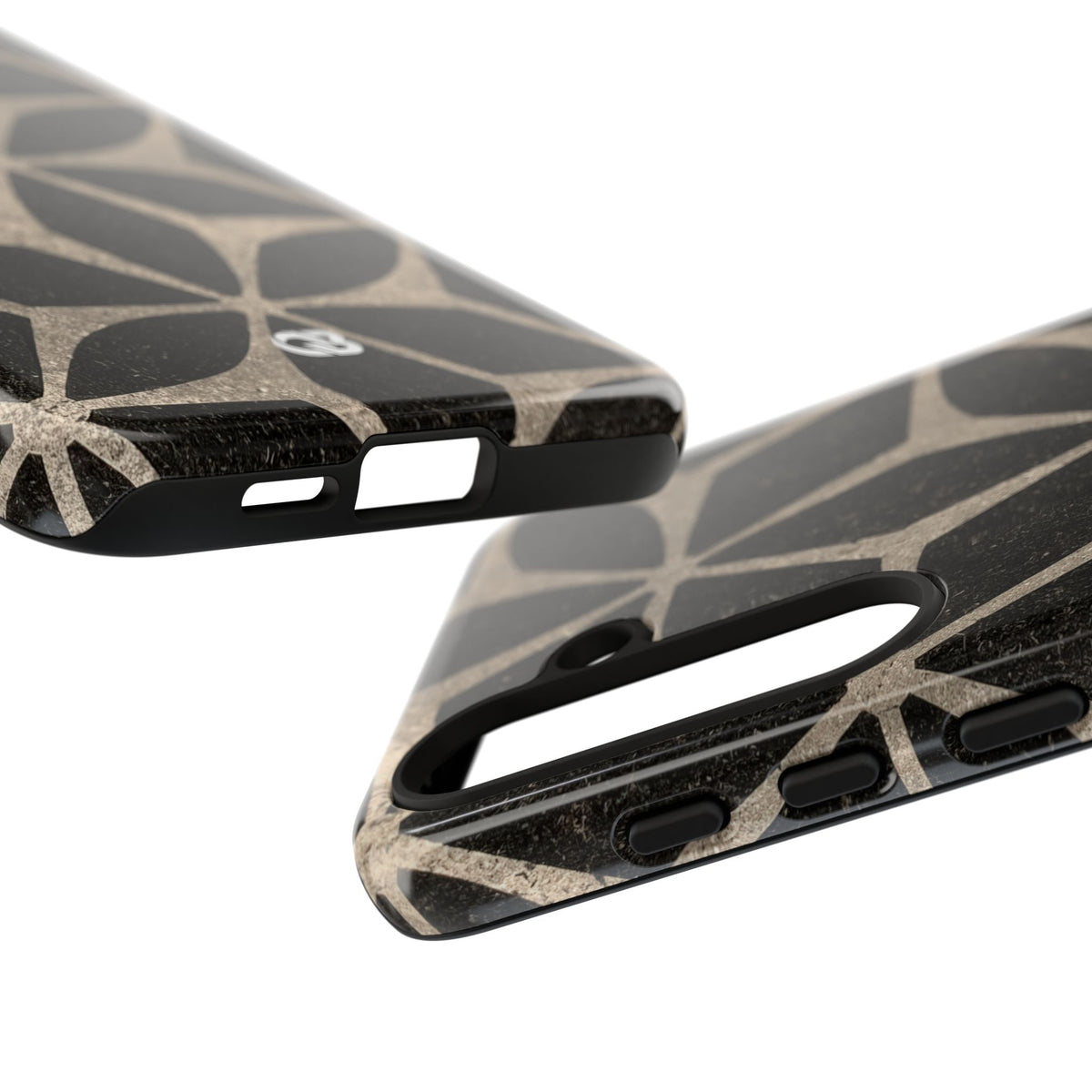Concrete Mosaic Star · Tough Phone Case for Samsung · Black