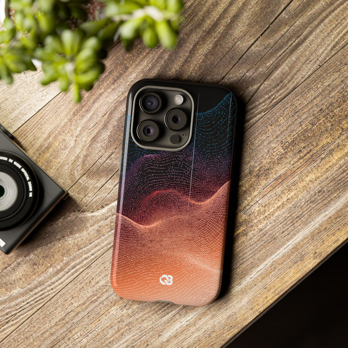 Spectral Elevation · Tough Phone Case for iPhone · Orange