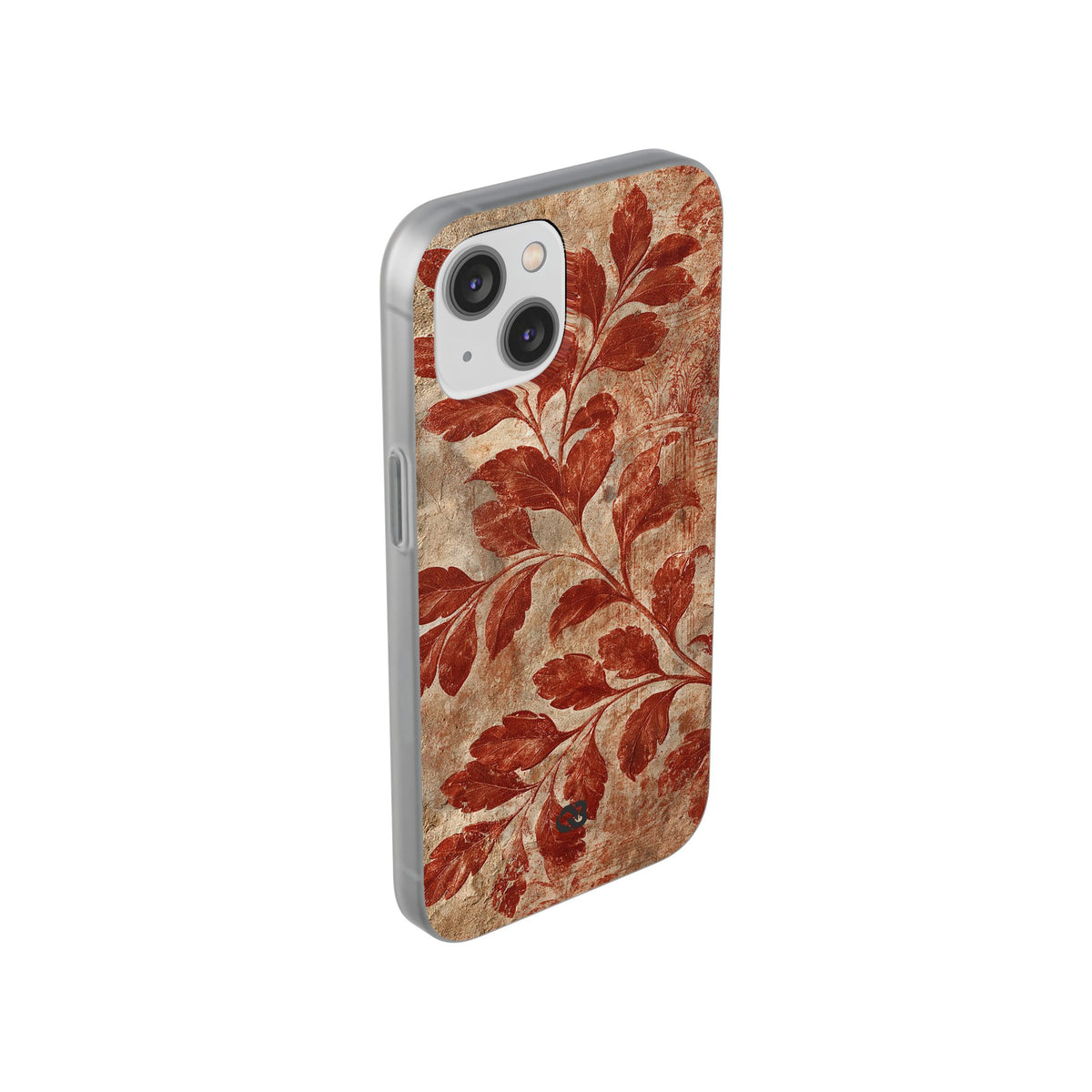 Terracotta Botanical Fresco · Lite Phone Case for iPhone · Red