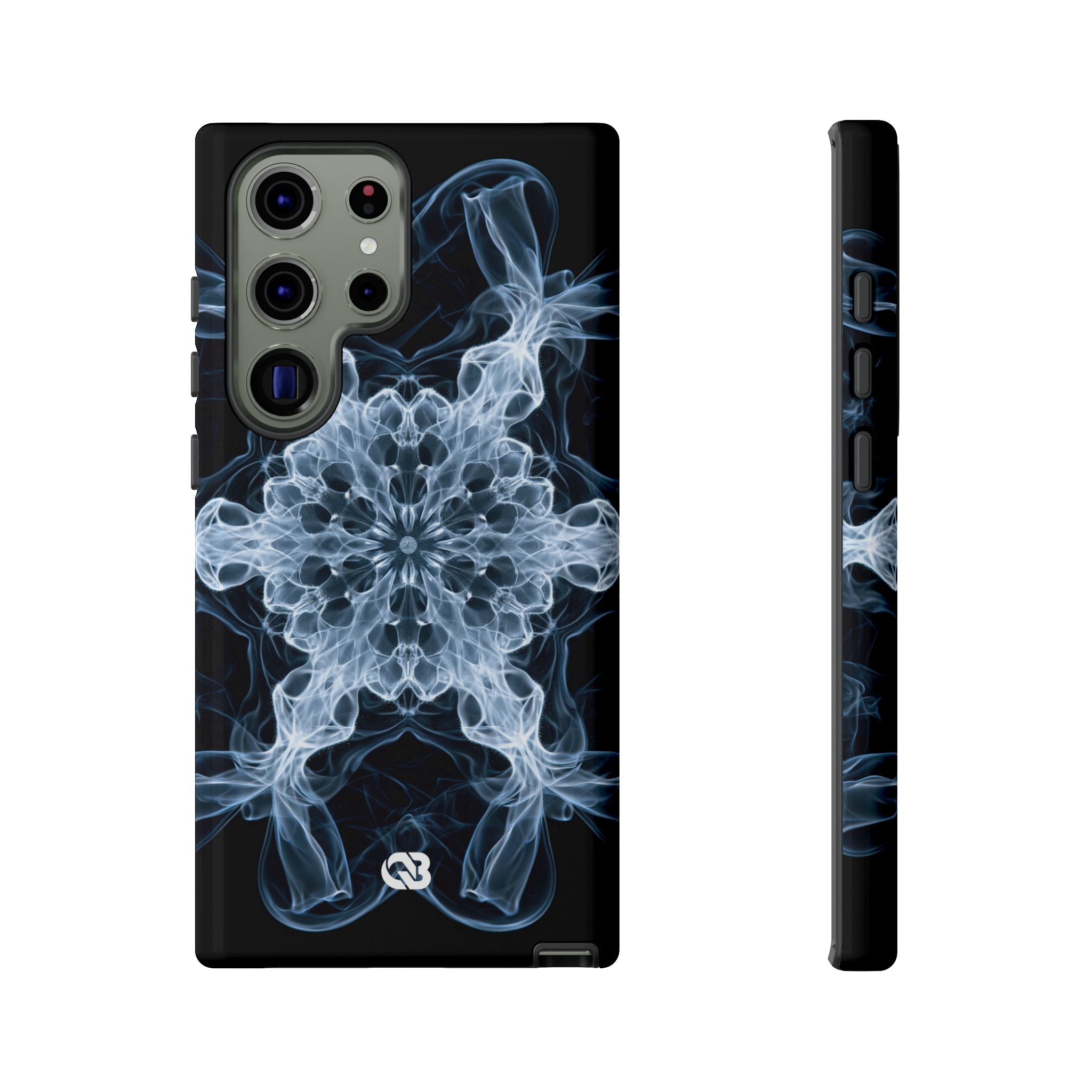 Blue Tough Phone Case for Samsung - Glacial Smoke Crown